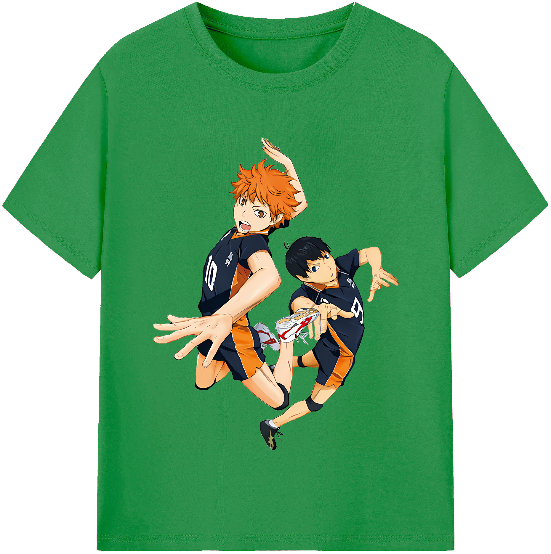 （画像用） ハイキュー!! Haikyu!! レディースカジュアルプリントTシャツ（綿100％）