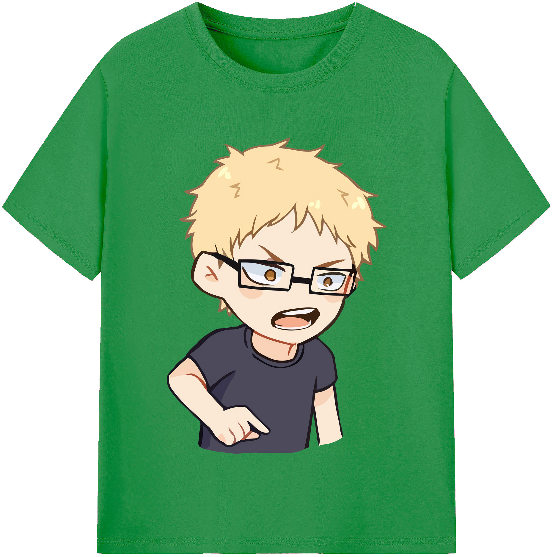 （画像用） ハイキュー!! Haikyu!! レディースカジュアルプリントTシャツ（綿100％）