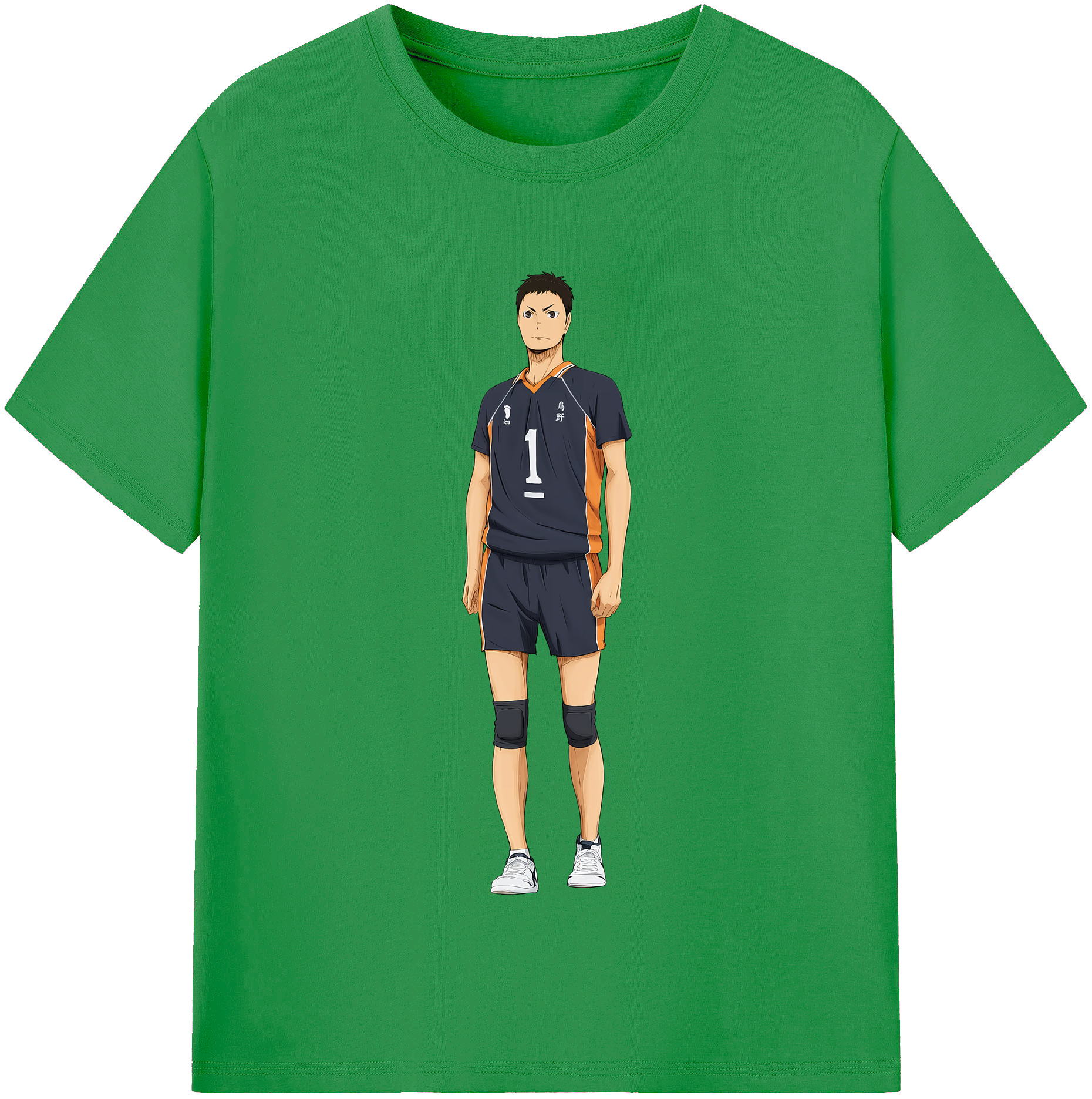 （画像用） ハイキュー!! Haikyu!! レディースカジュアルプリントTシャツ（綿100％）