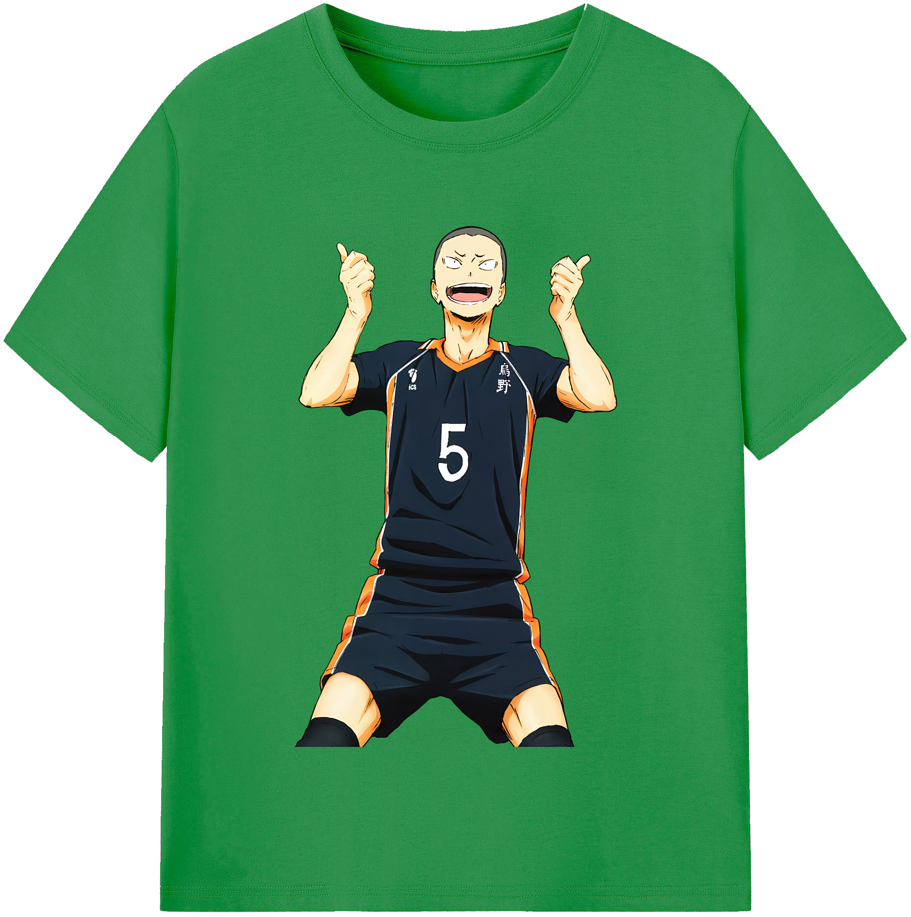 （画像用） ハイキュー!! Haikyu!! レディースカジュアルプリントTシャツ（綿100％）