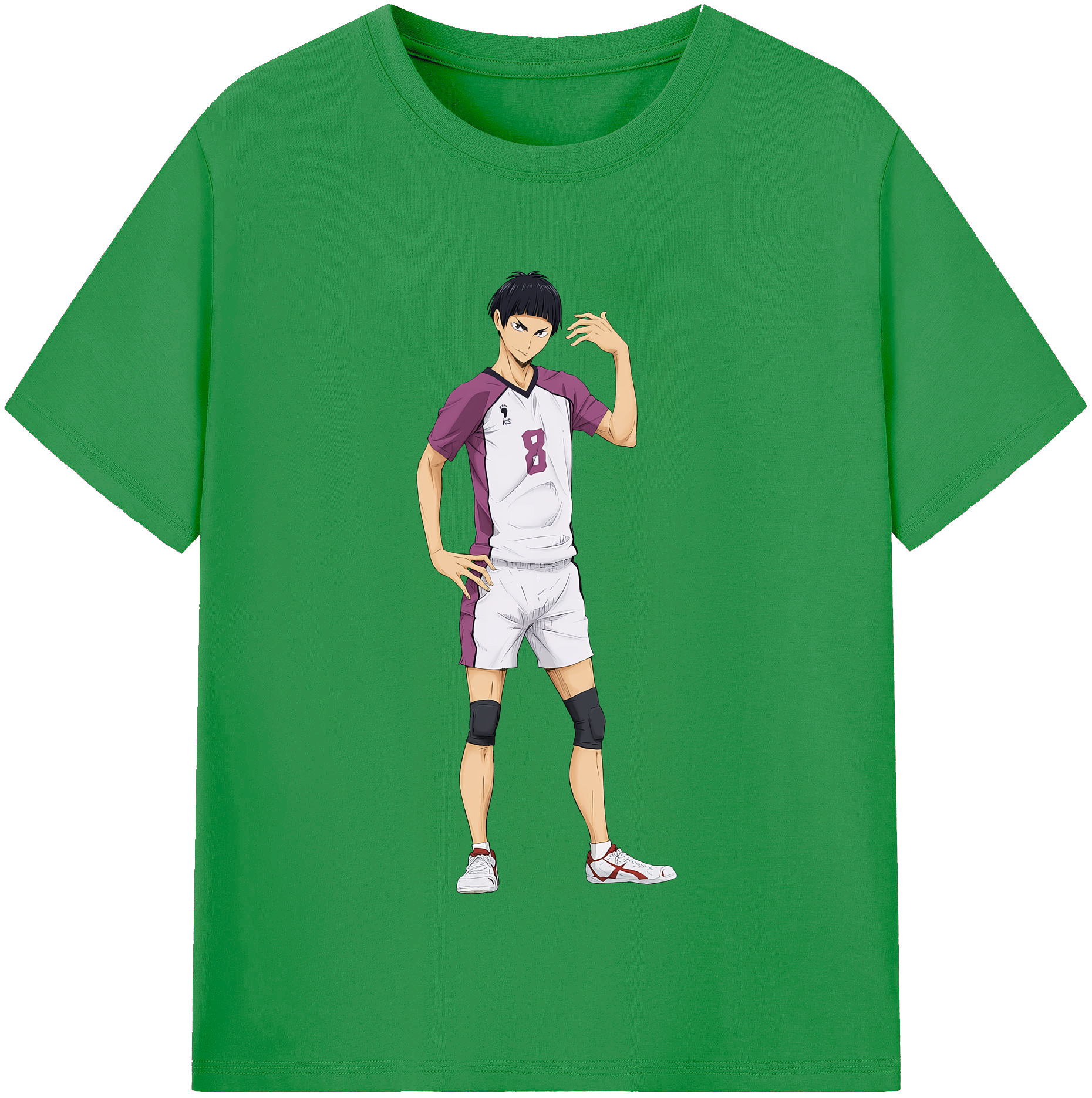 （画像用） ハイキュー!! Haikyu!! レディースカジュアルプリントTシャツ（綿100％）