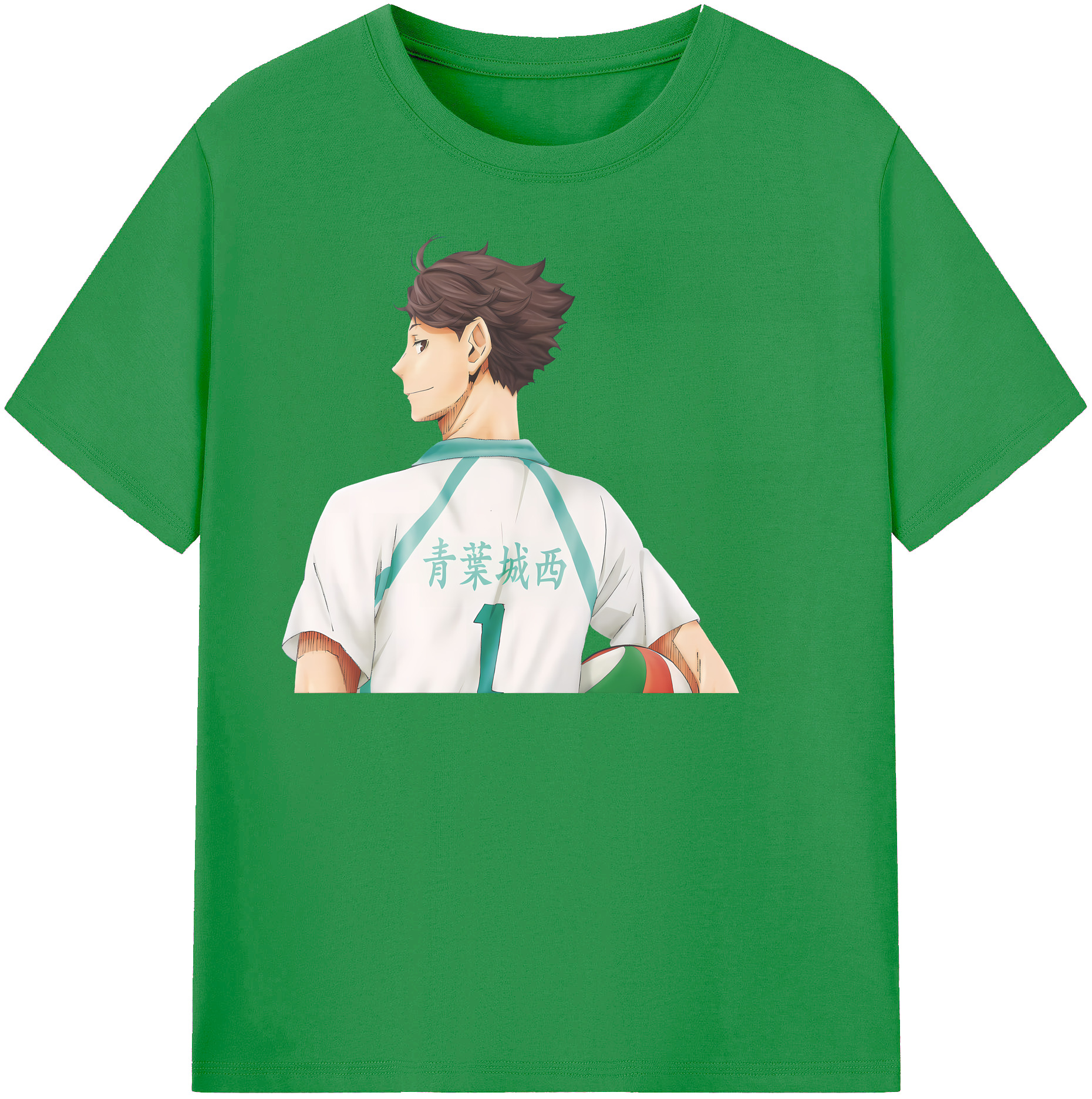 （画像用） ハイキュー!! Haikyu!! レディースカジュアルプリントTシャツ（綿100％）