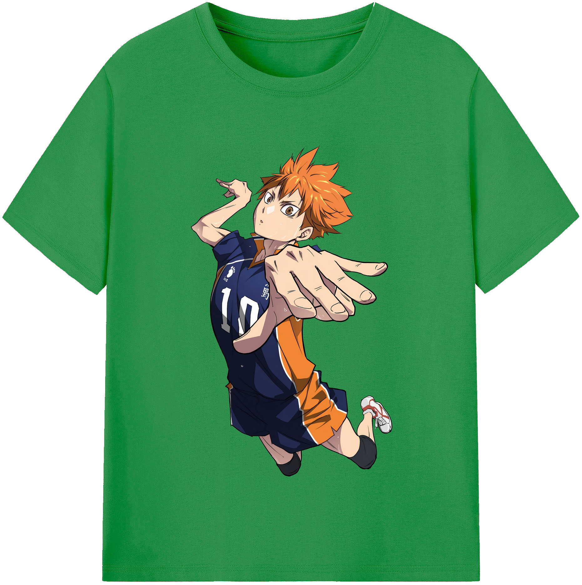 （画像用） ハイキュー!! Haikyu!! レディースカジュアルプリントTシャツ（綿100％）