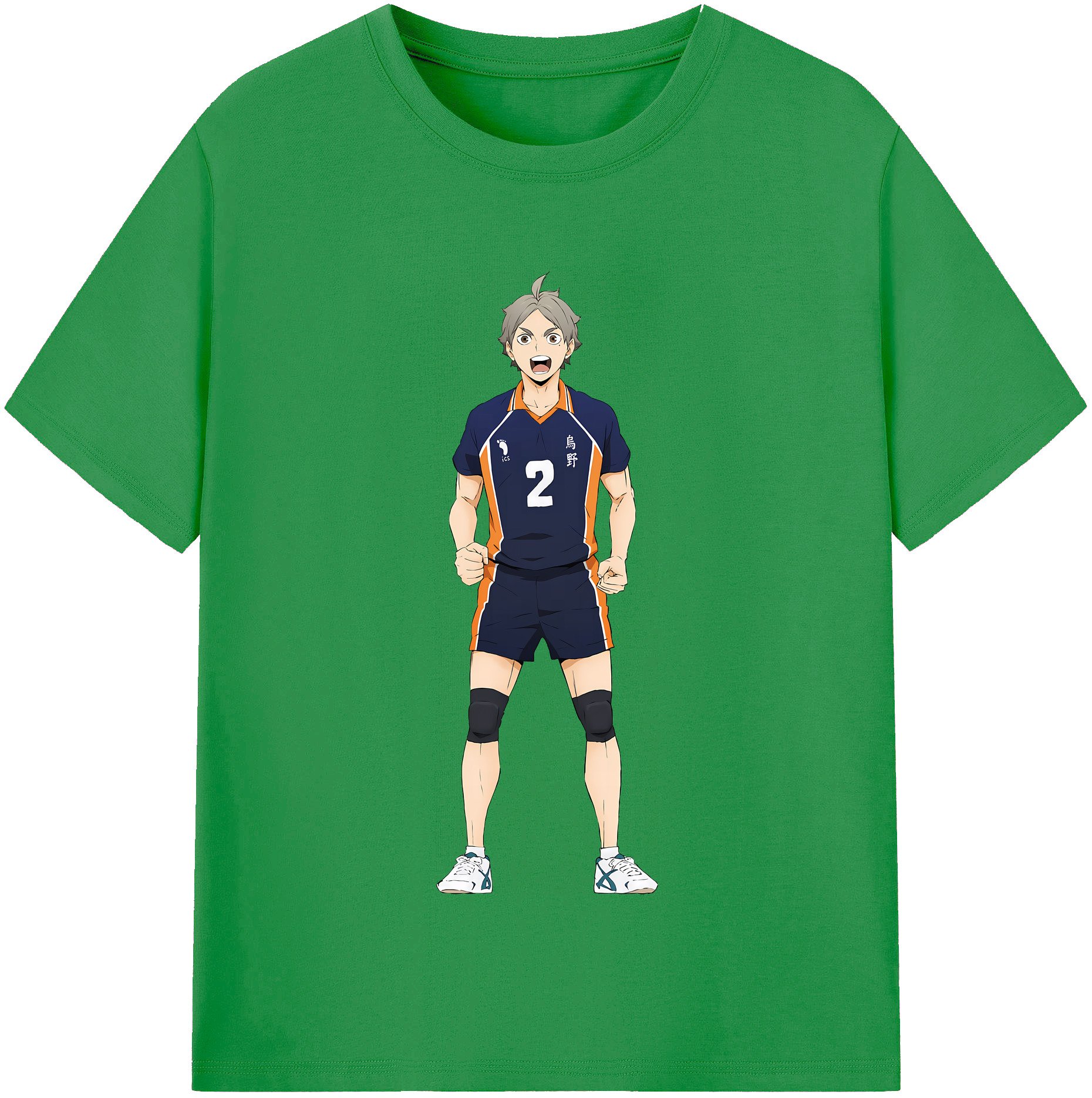 （画像用） ハイキュー!! Haikyu!! レディースカジュアルプリントTシャツ（綿100％）
