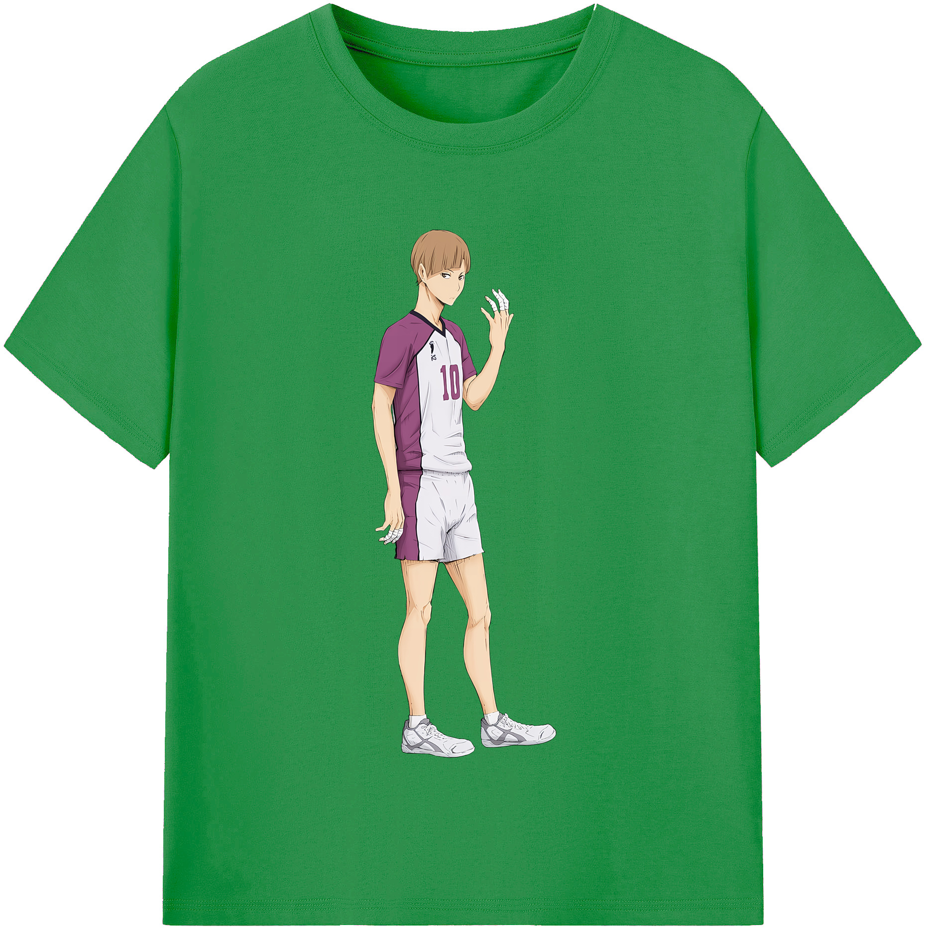 （画像用） ハイキュー!! Haikyu!! レディースカジュアルプリントTシャツ（綿100％）