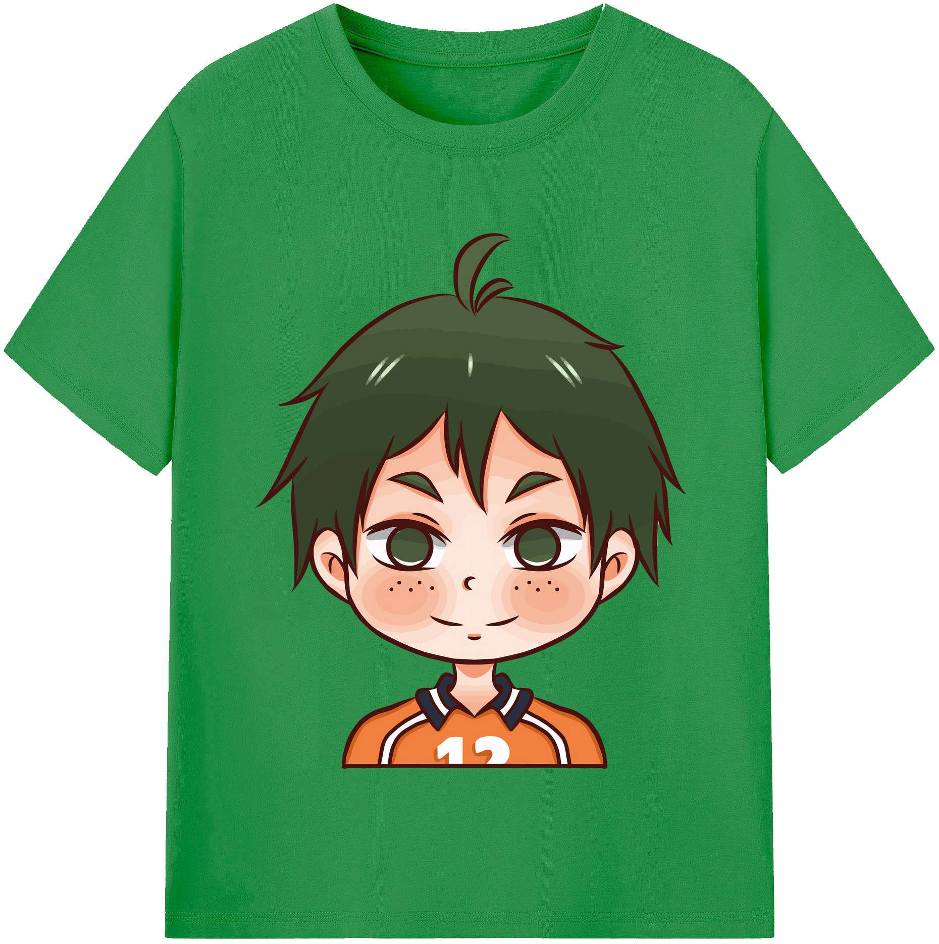 （画像用） ハイキュー!! Haikyu!! レディースカジュアルプリントTシャツ（綿100％）