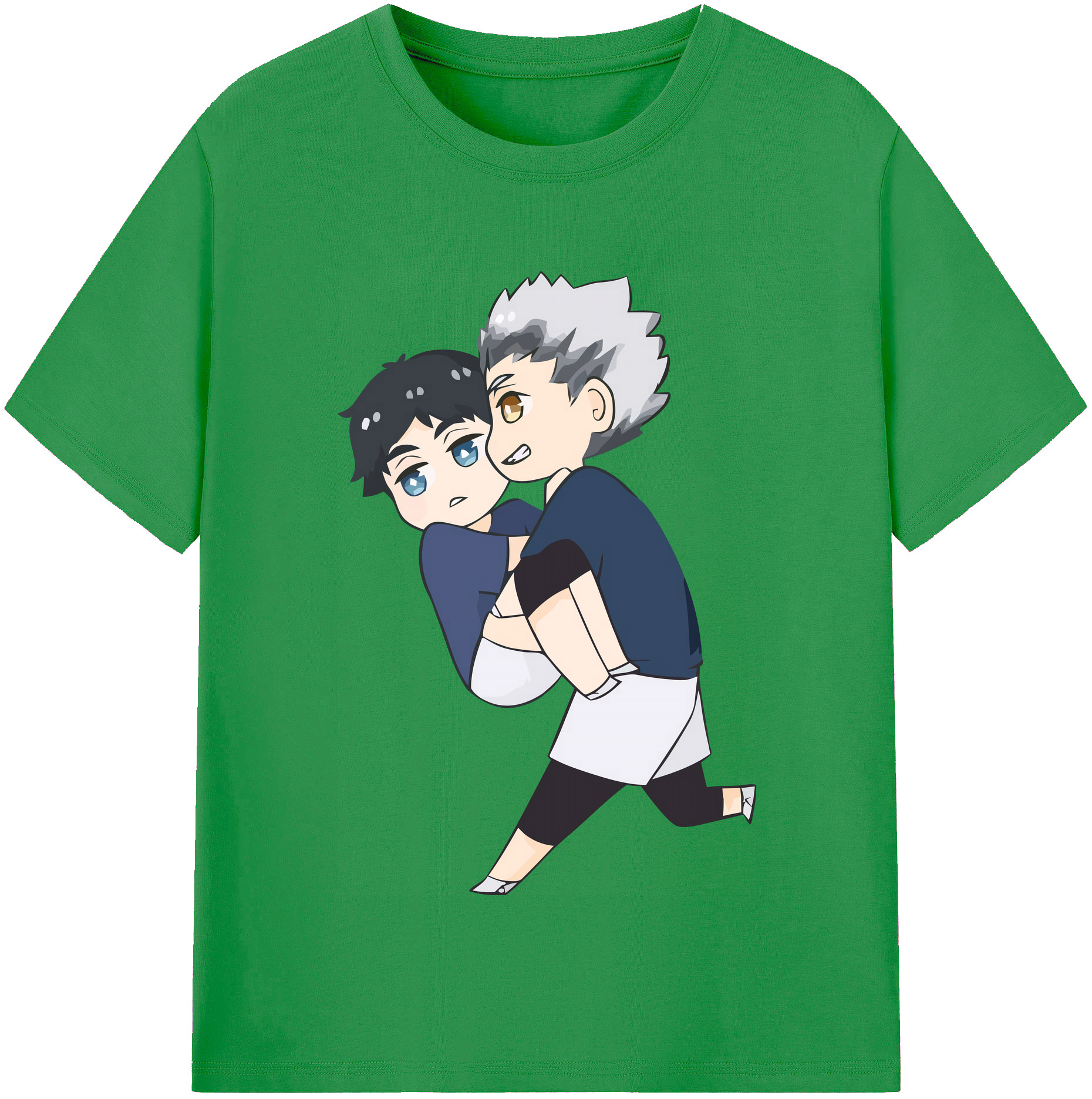 （画像用） ハイキュー!! Haikyu!! レディースカジュアルプリントTシャツ（綿100％）