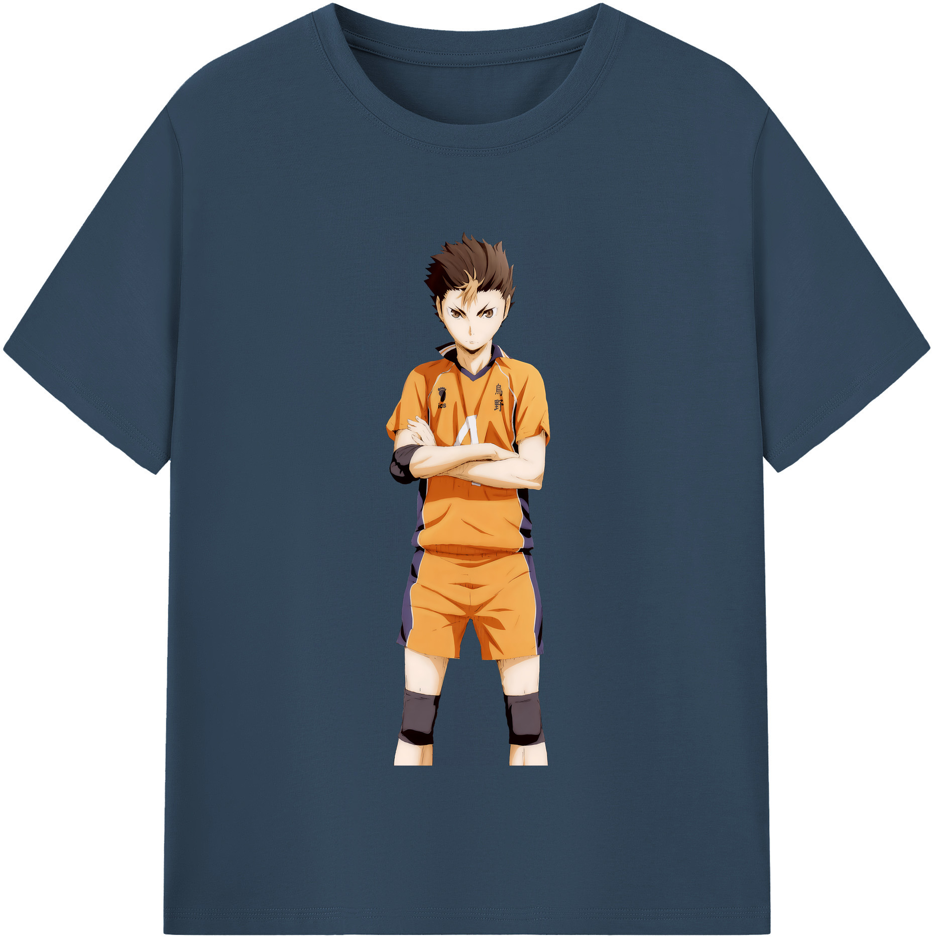 （画像用） ハイキュー!! Haikyu!! レディースカジュアルプリントTシャツ（綿100％）
