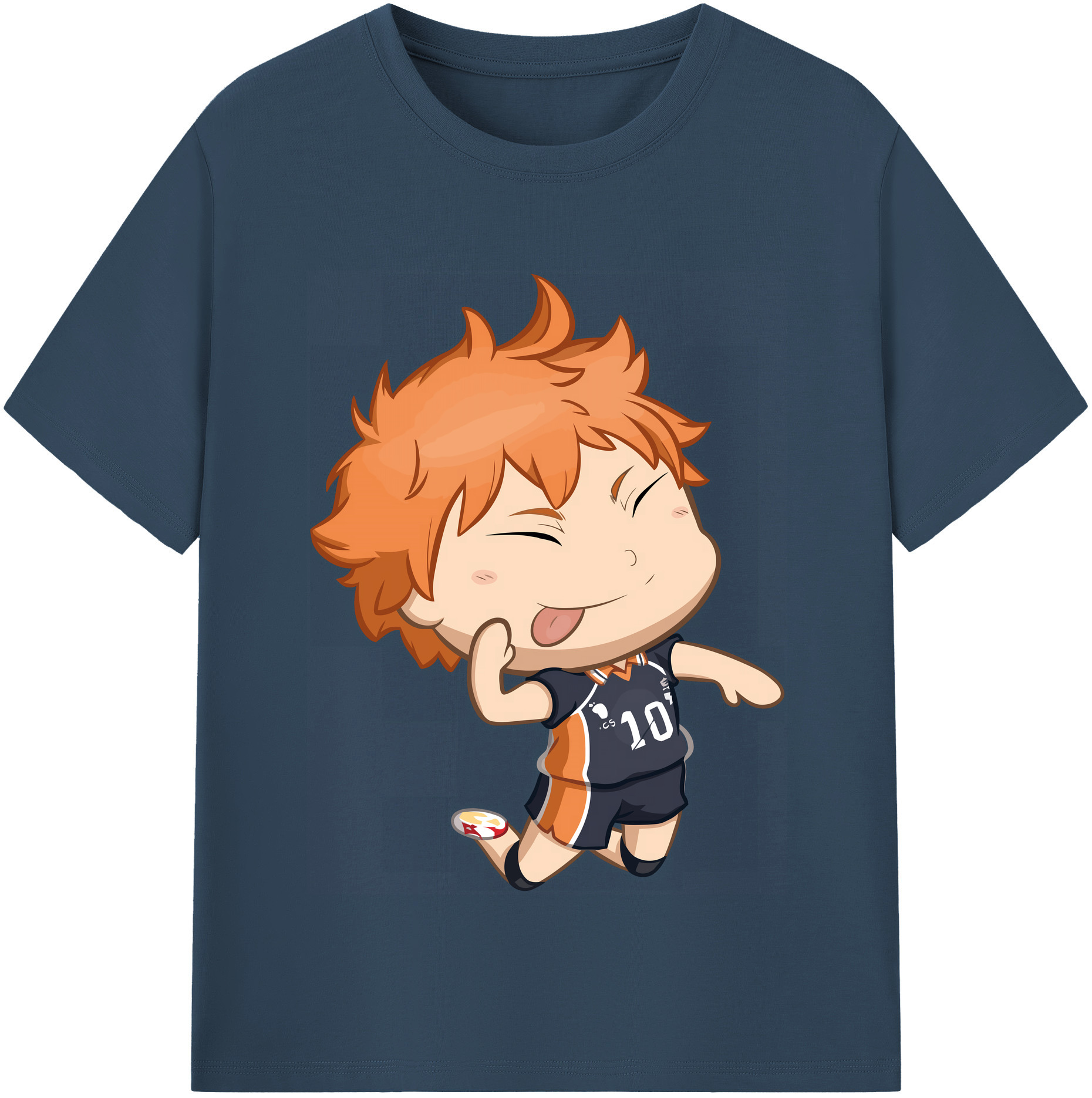 （画像用） ハイキュー!! Haikyu!! レディースカジュアルプリントTシャツ（綿100％）