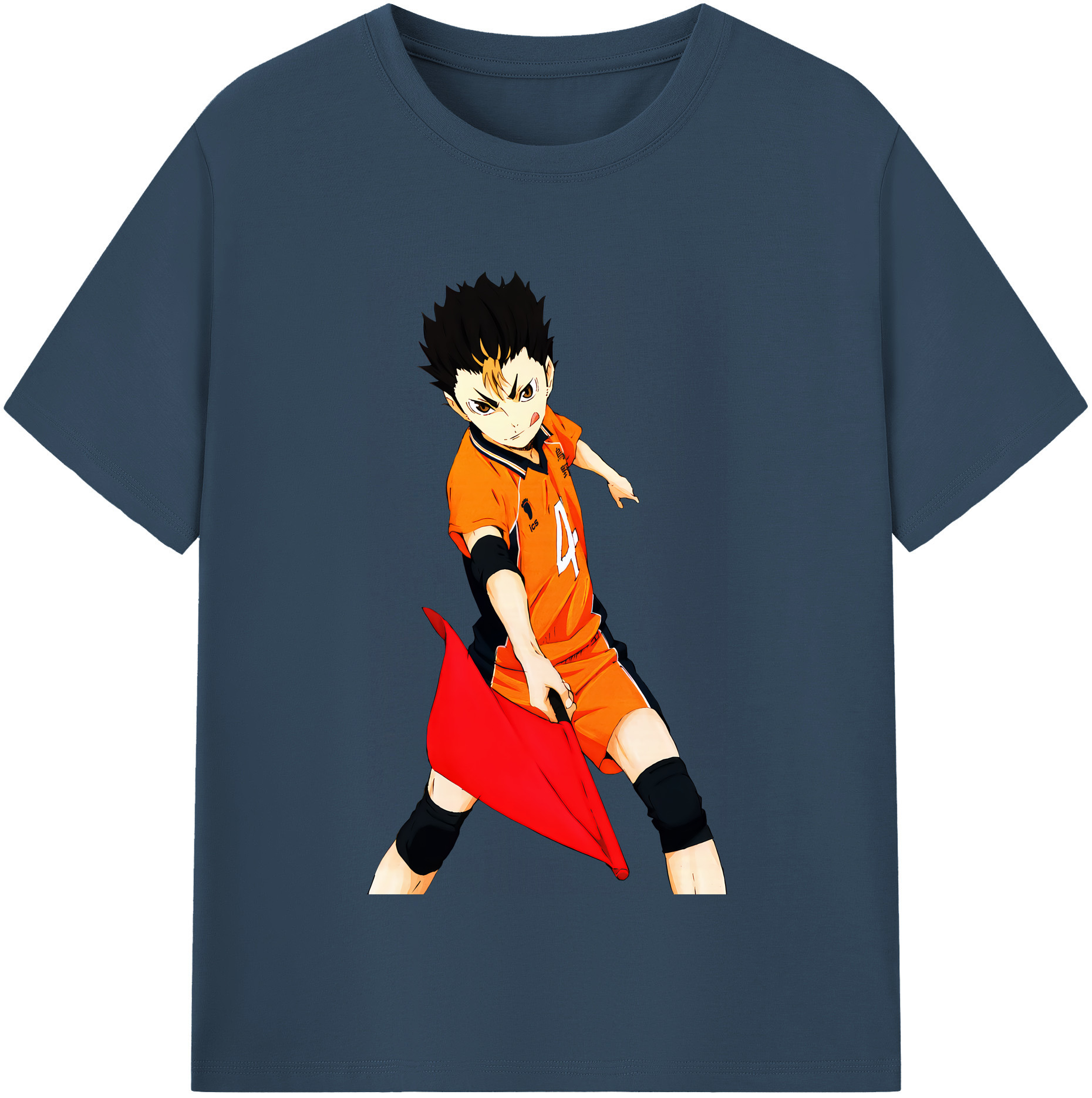 （画像用） ハイキュー!! Haikyu!! レディースカジュアルプリントTシャツ（綿100％）