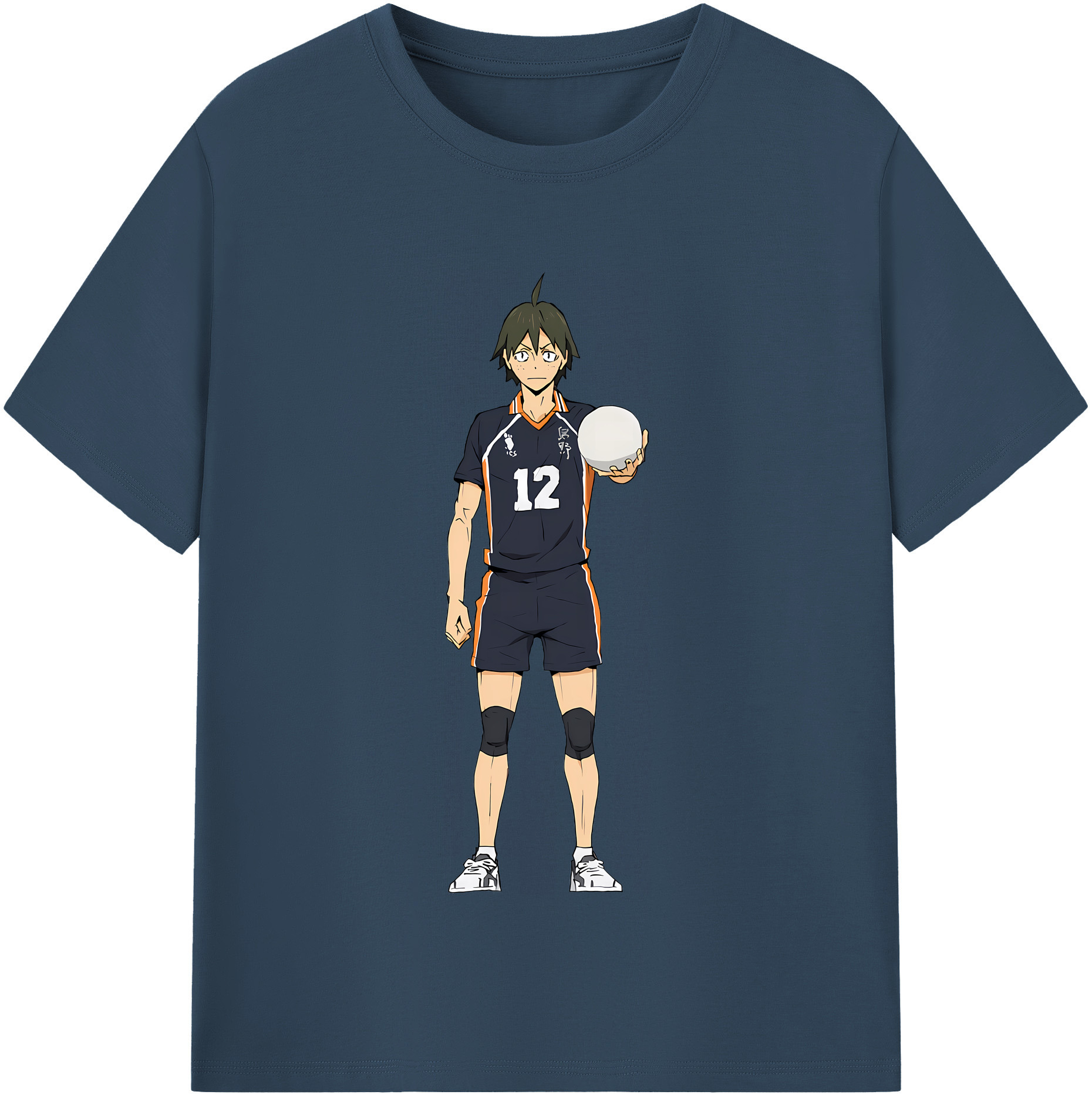 （画像用） ハイキュー!! Haikyu!! レディースカジュアルプリントTシャツ（綿100％）