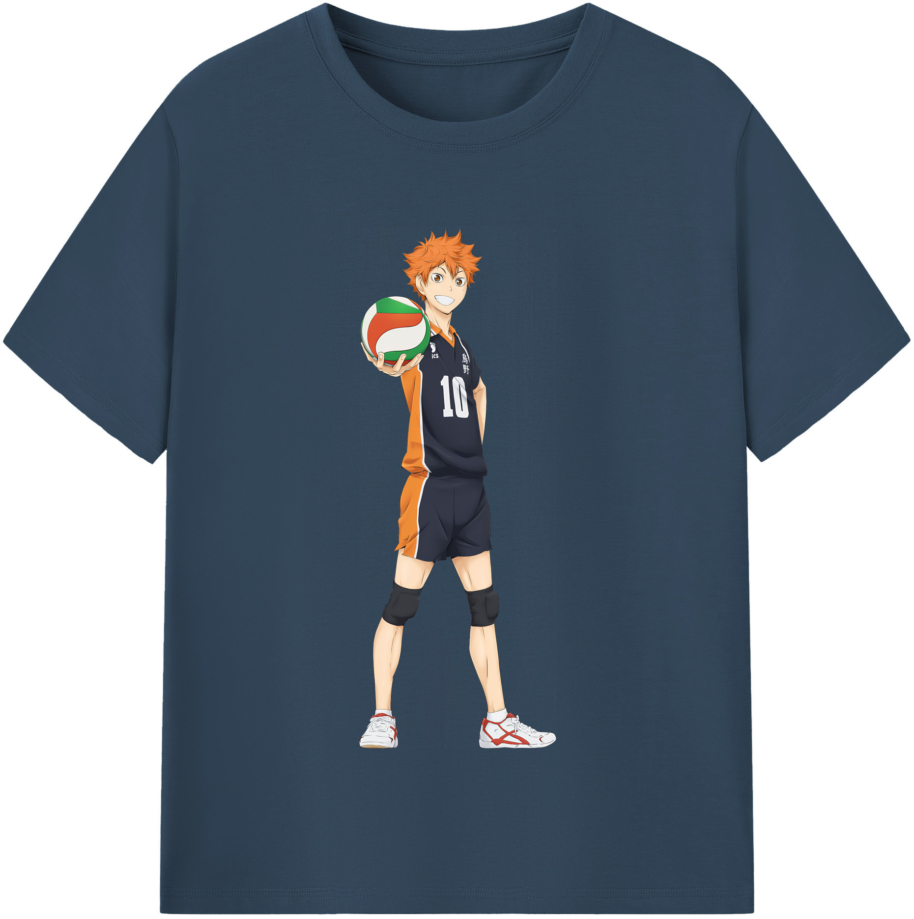 （画像用） ハイキュー!! Haikyu!! レディースカジュアルプリントTシャツ（綿100％）