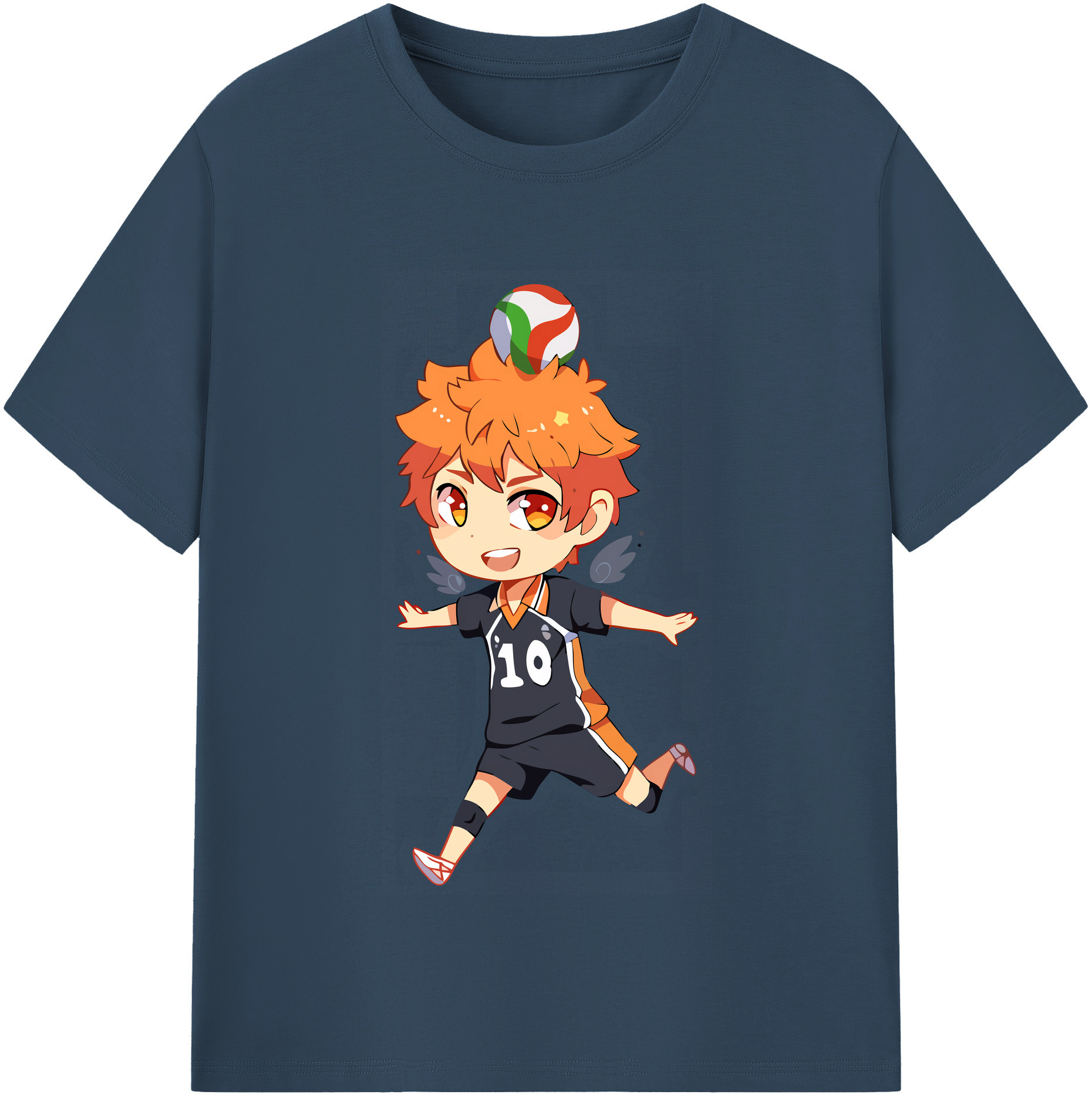 （画像用） ハイキュー!! Haikyu!! レディースカジュアルプリントTシャツ（綿100％）