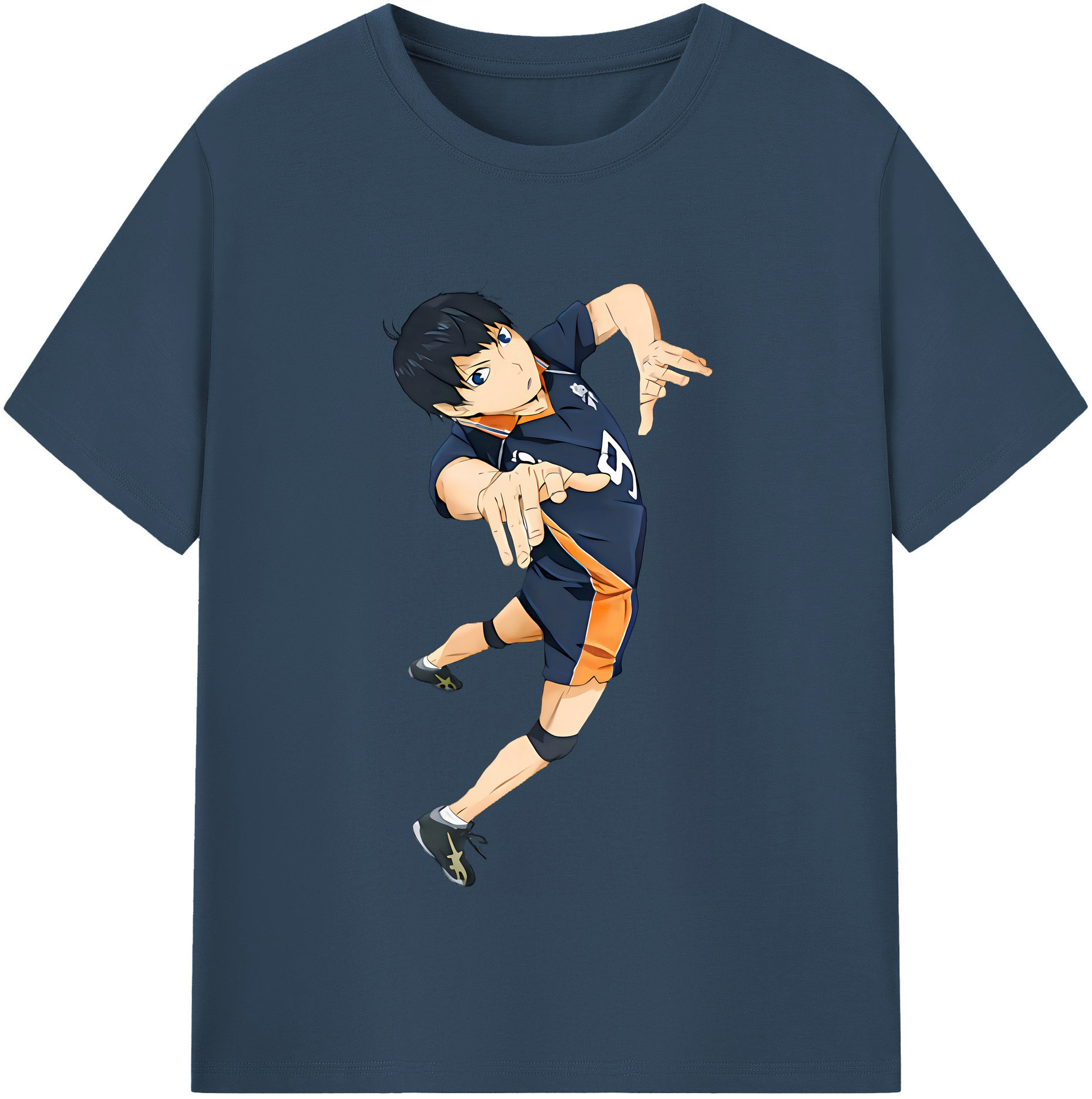 （画像用） ハイキュー!! Haikyu!! レディースカジュアルプリントTシャツ（綿100％）