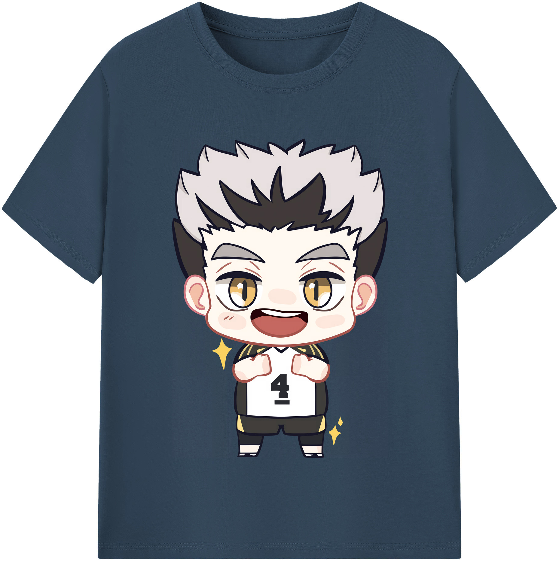 （画像用） ハイキュー!! Haikyu!! レディースカジュアルプリントTシャツ（綿100％）
