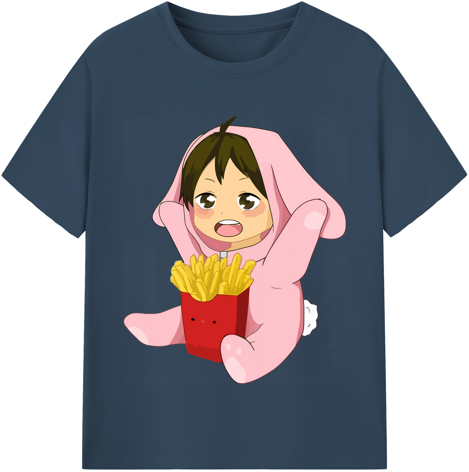 （画像用） ハイキュー!! Haikyu!! レディースカジュアルプリントTシャツ（綿100％）