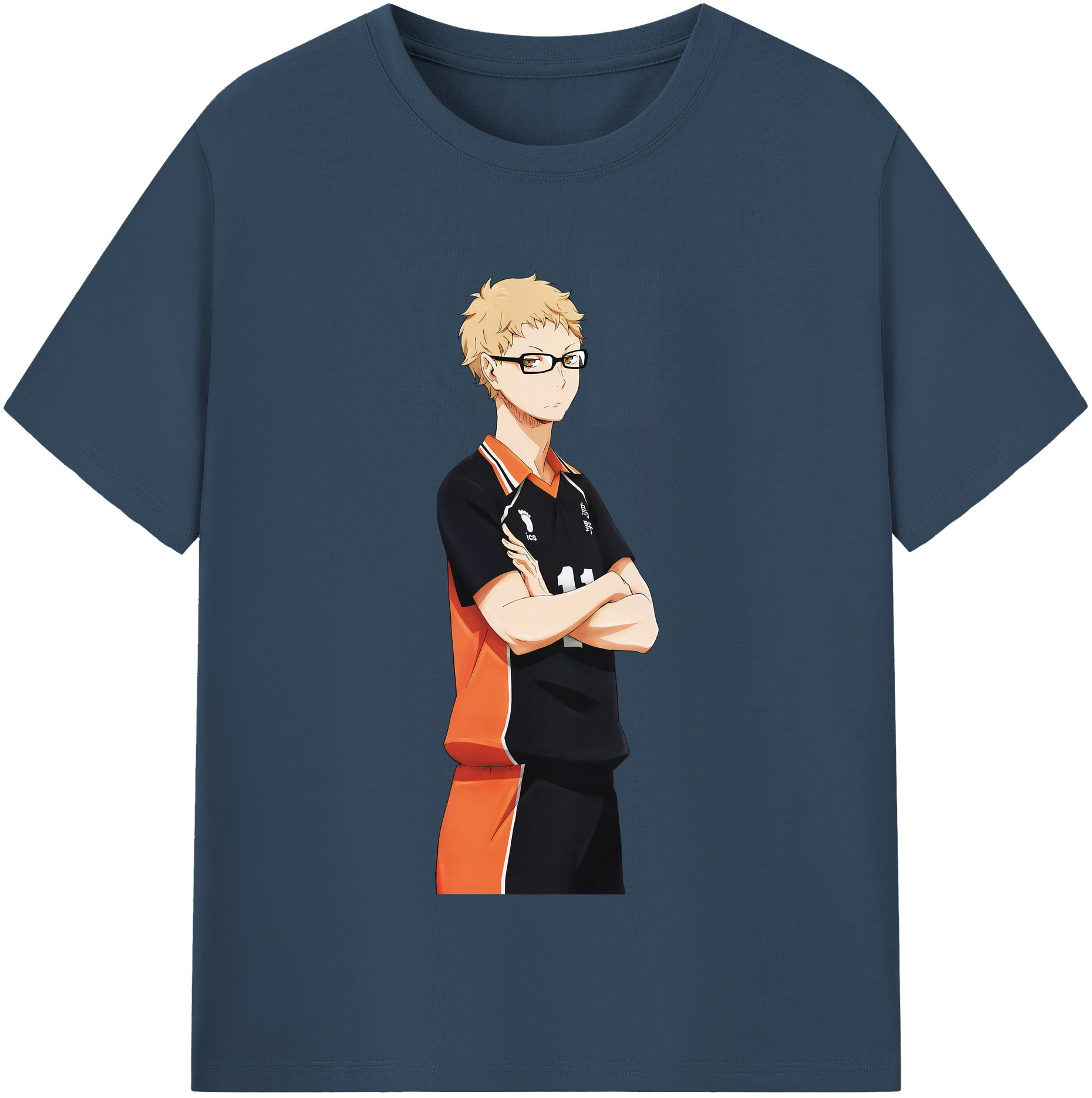 （画像用） ハイキュー!! Haikyu!! レディースカジュアルプリントTシャツ（綿100％）