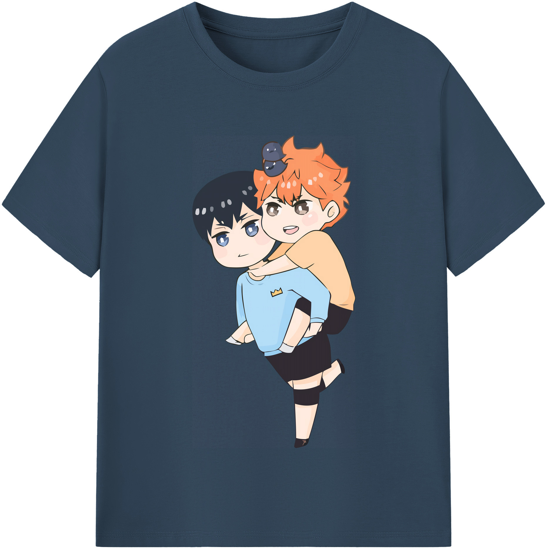 （画像用） ハイキュー!! Haikyu!! レディースカジュアルプリントTシャツ（綿100％）