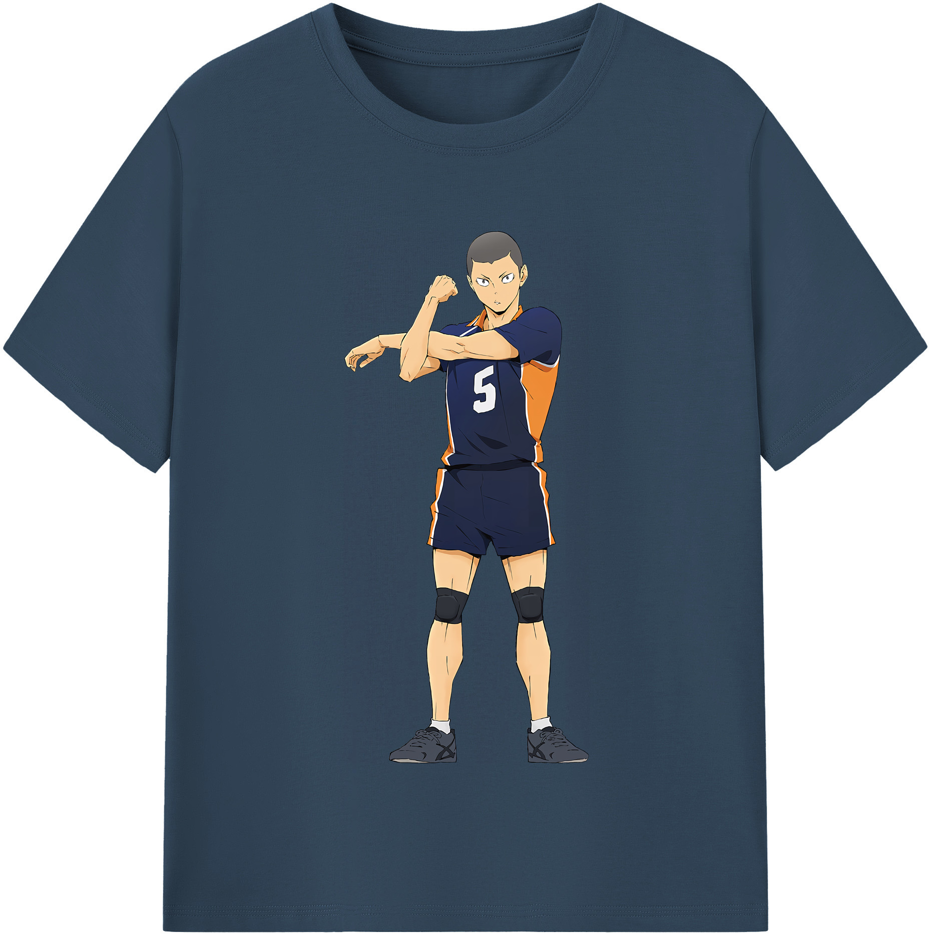 （画像用） ハイキュー!! Haikyu!! レディースカジュアルプリントTシャツ（綿100％）