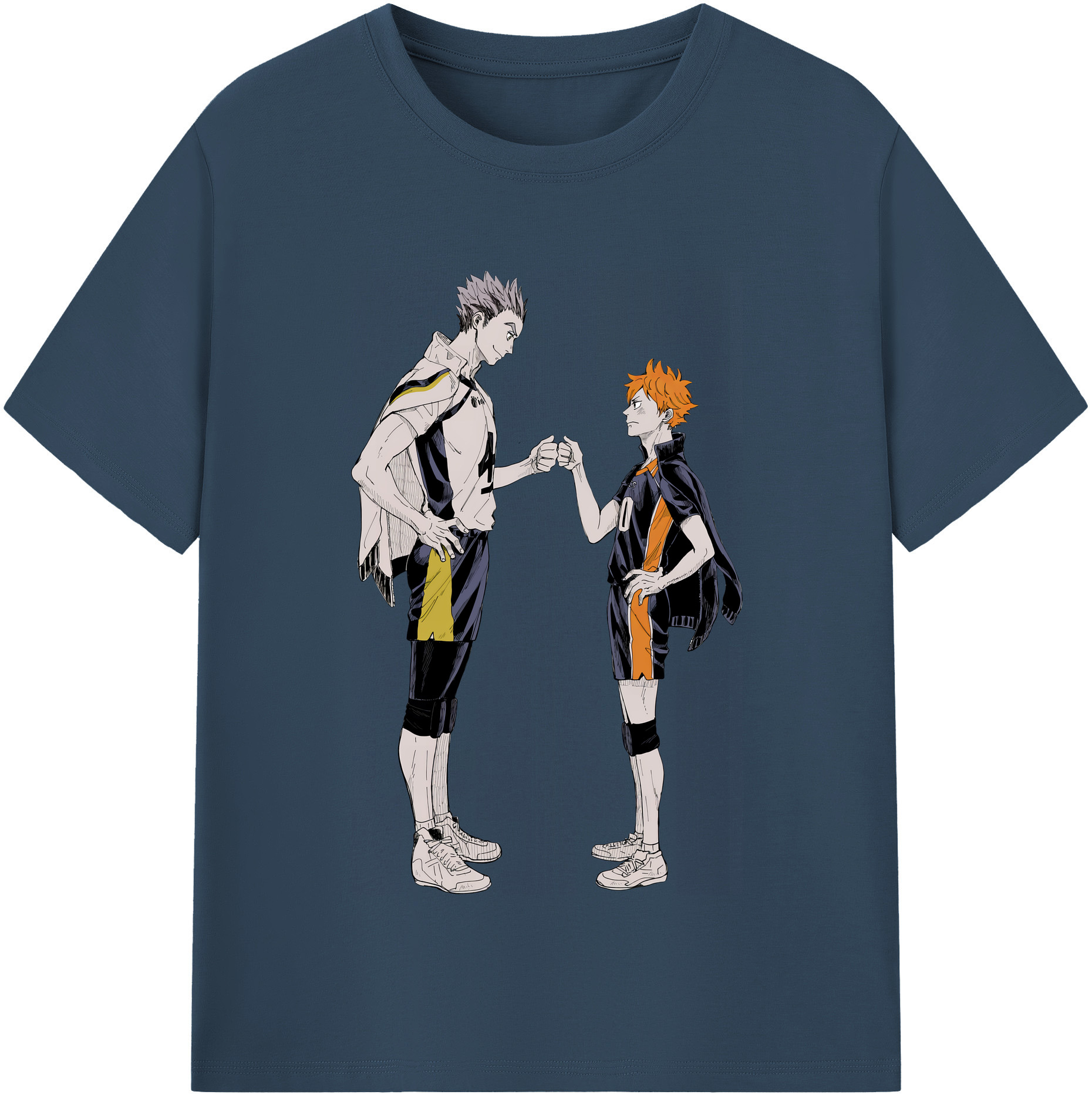 （画像用） ハイキュー!! Haikyu!! レディースカジュアルプリントTシャツ（綿100％）