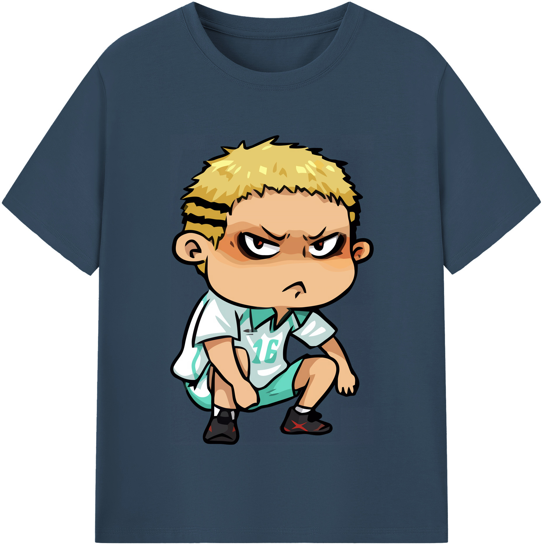 （画像用） ハイキュー!! Haikyu!! レディースカジュアルプリントTシャツ（綿100％）