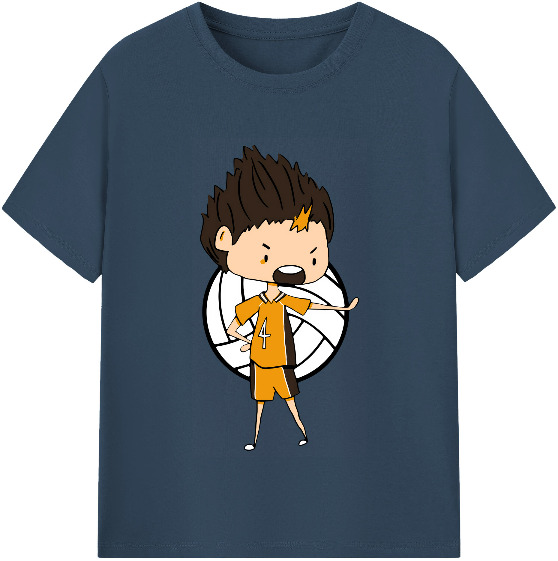 （画像用） ハイキュー!! Haikyu!! レディースカジュアルプリントTシャツ（綿100％）