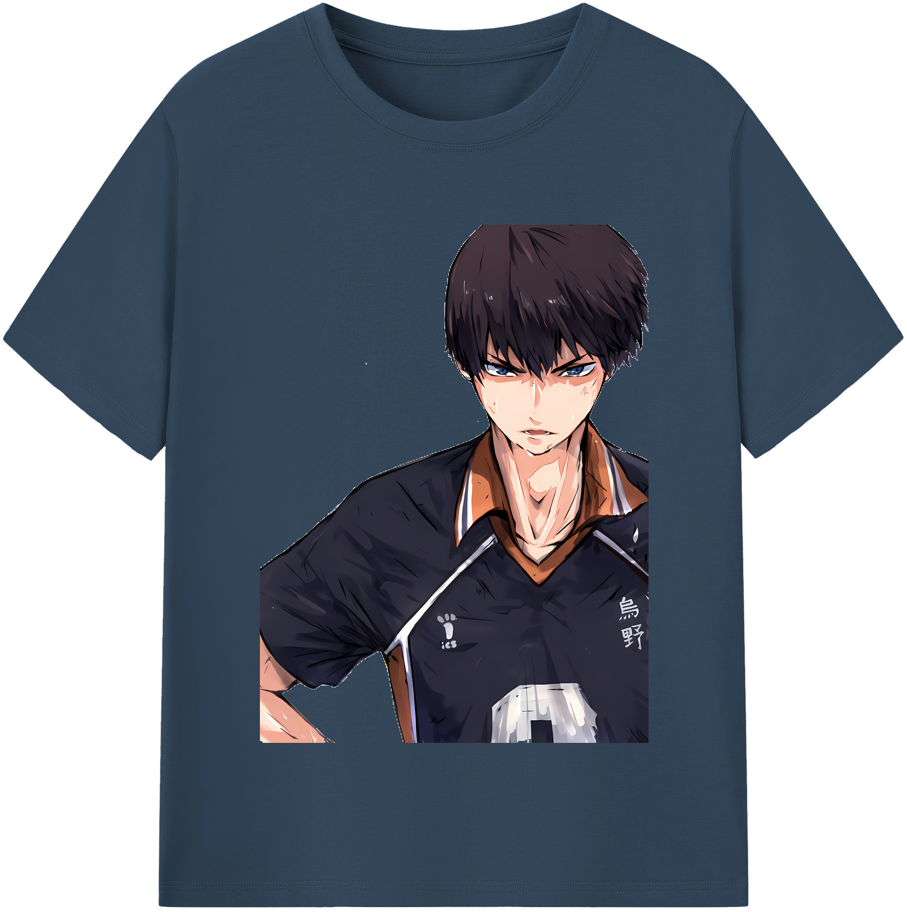 （画像用） ハイキュー!! Haikyu!! レディースカジュアルプリントTシャツ（綿100％）