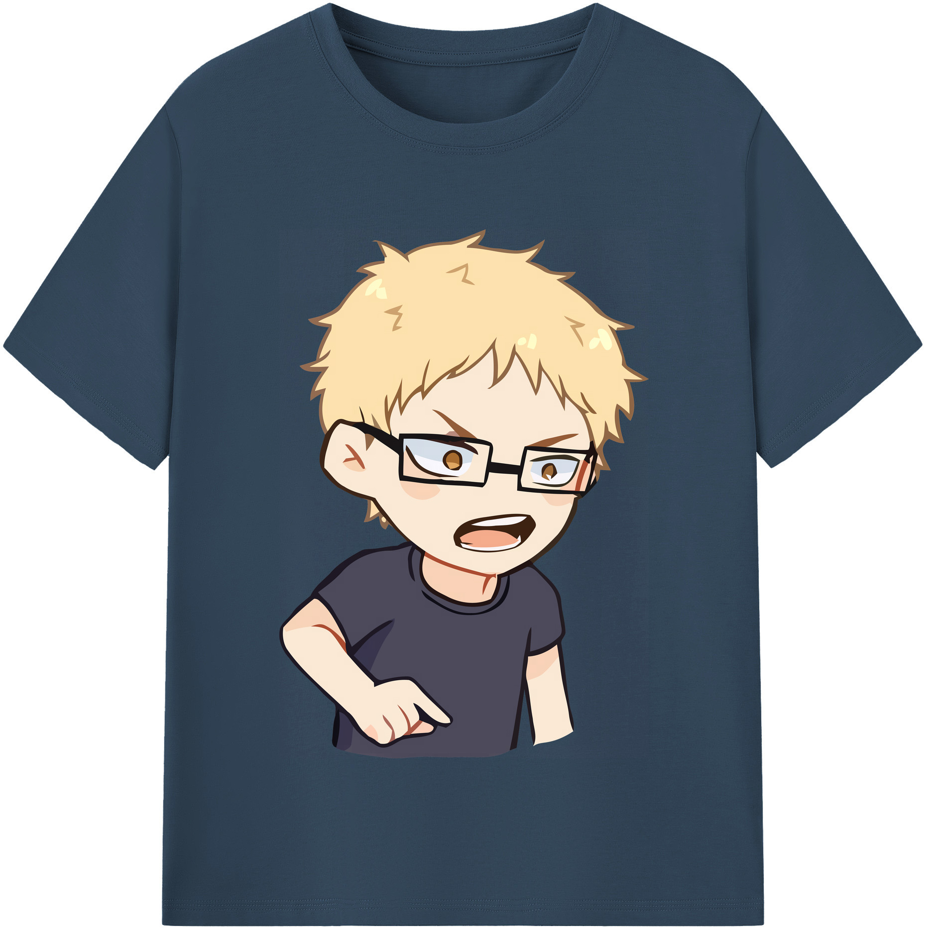 （画像用） ハイキュー!! Haikyu!! レディースカジュアルプリントTシャツ（綿100％）