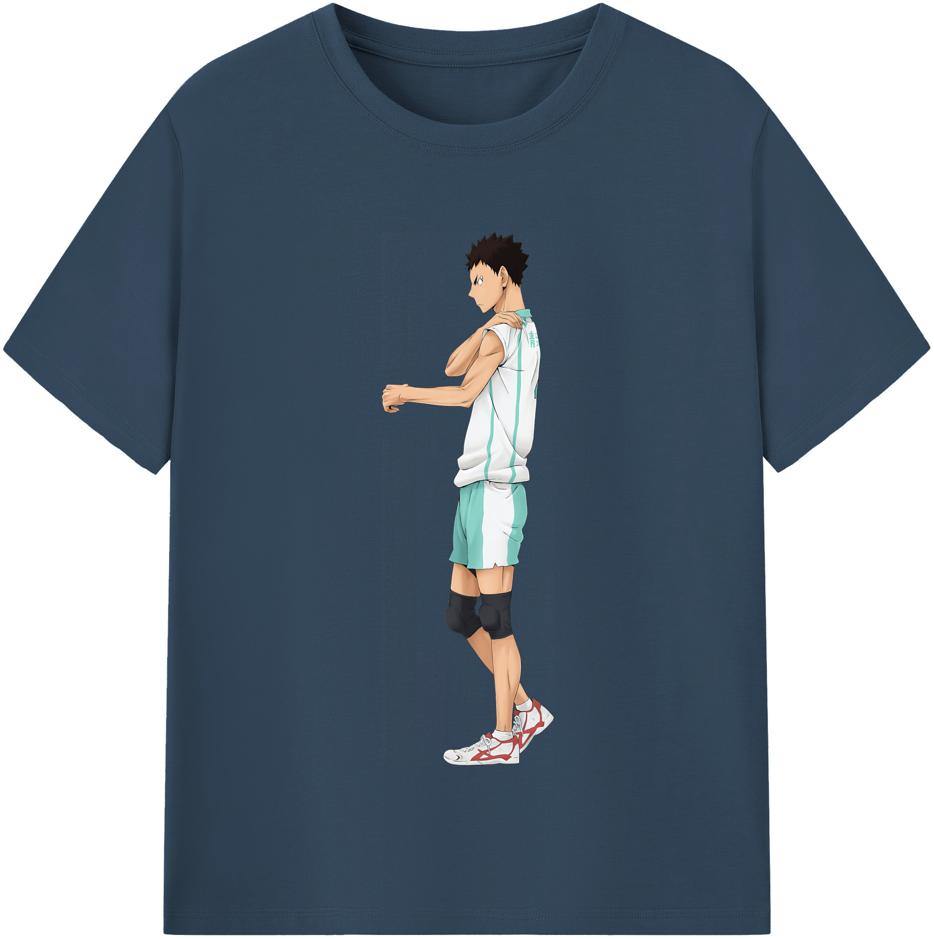 （画像用） ハイキュー!! Haikyu!! レディースカジュアルプリントTシャツ（綿100％）