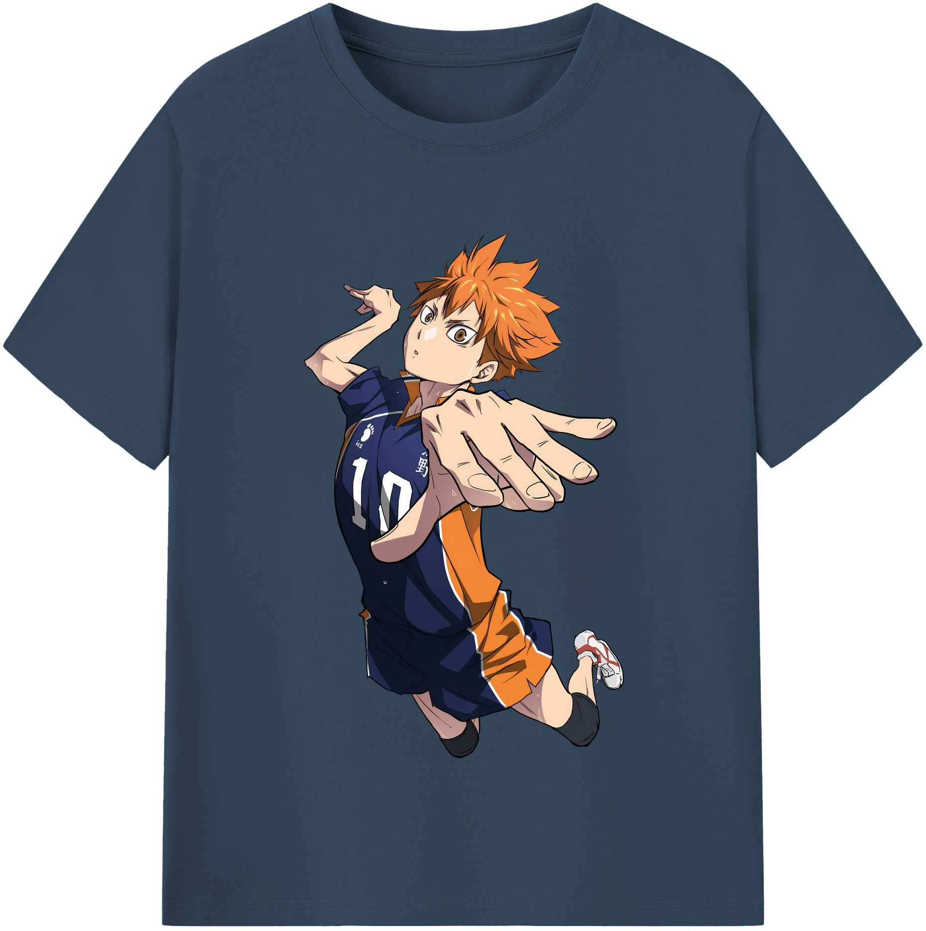 （画像用） ハイキュー!! Haikyu!! レディースカジュアルプリントTシャツ（綿100％）