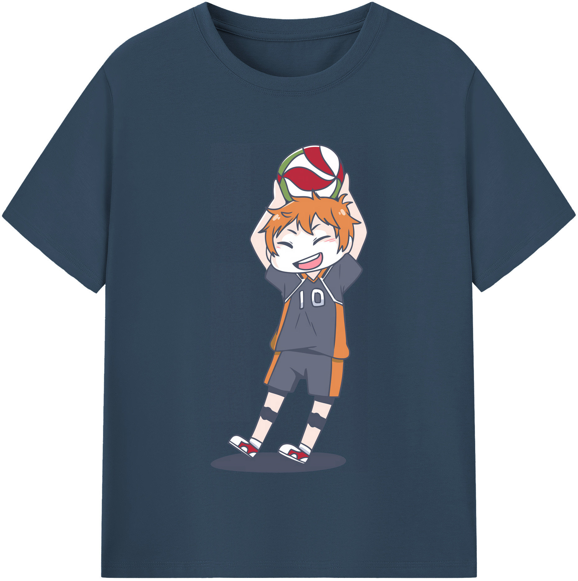 （画像用） ハイキュー!! Haikyu!! レディースカジュアルプリントTシャツ（綿100％）