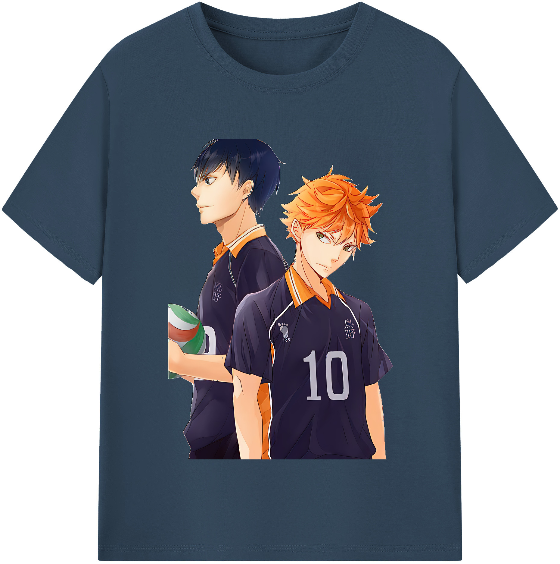 （画像用） ハイキュー!! Haikyu!! レディースカジュアルプリントTシャツ（綿100％）
