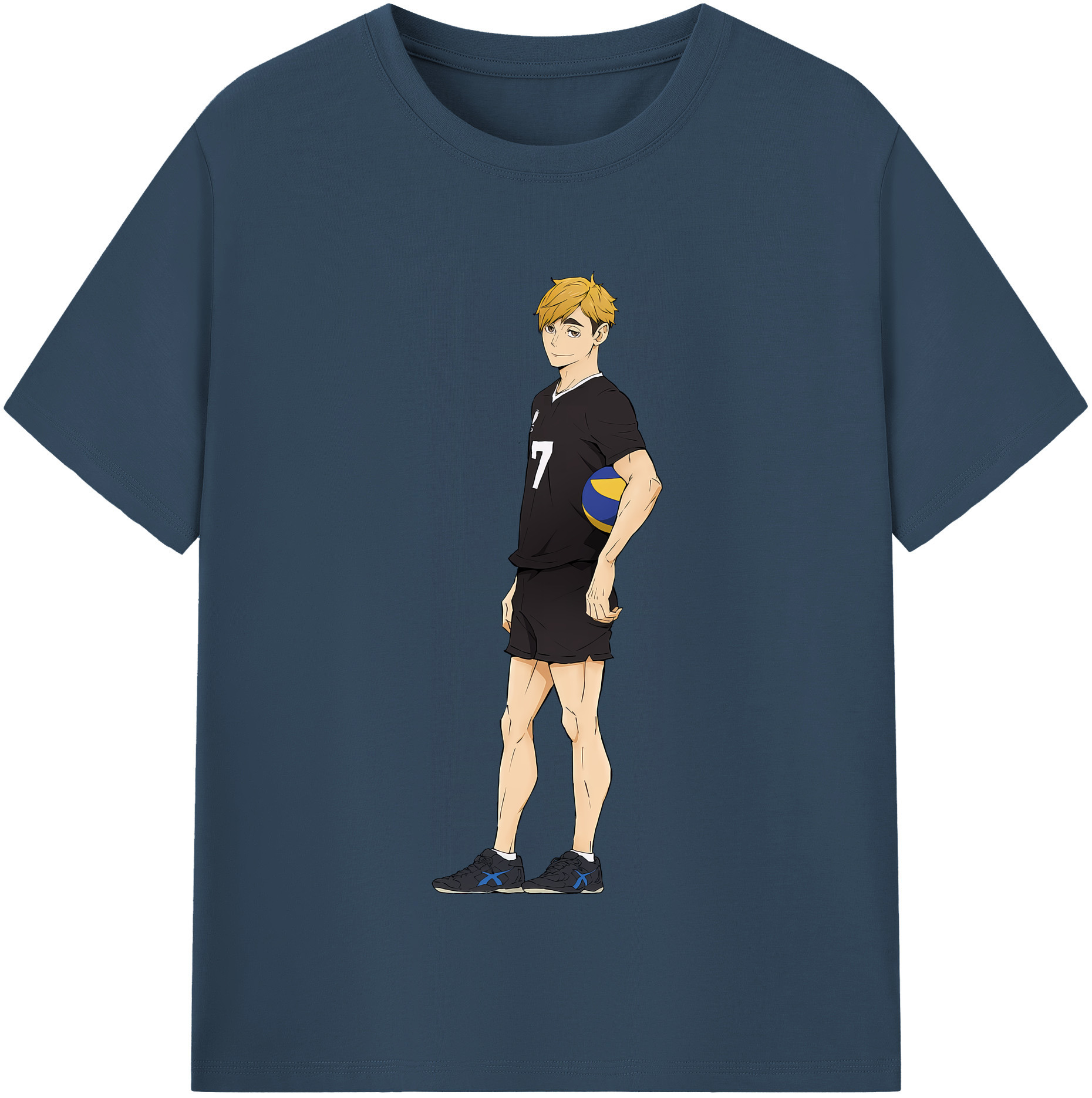 （画像用） ハイキュー!! Haikyu!! レディースカジュアルプリントTシャツ（綿100％）