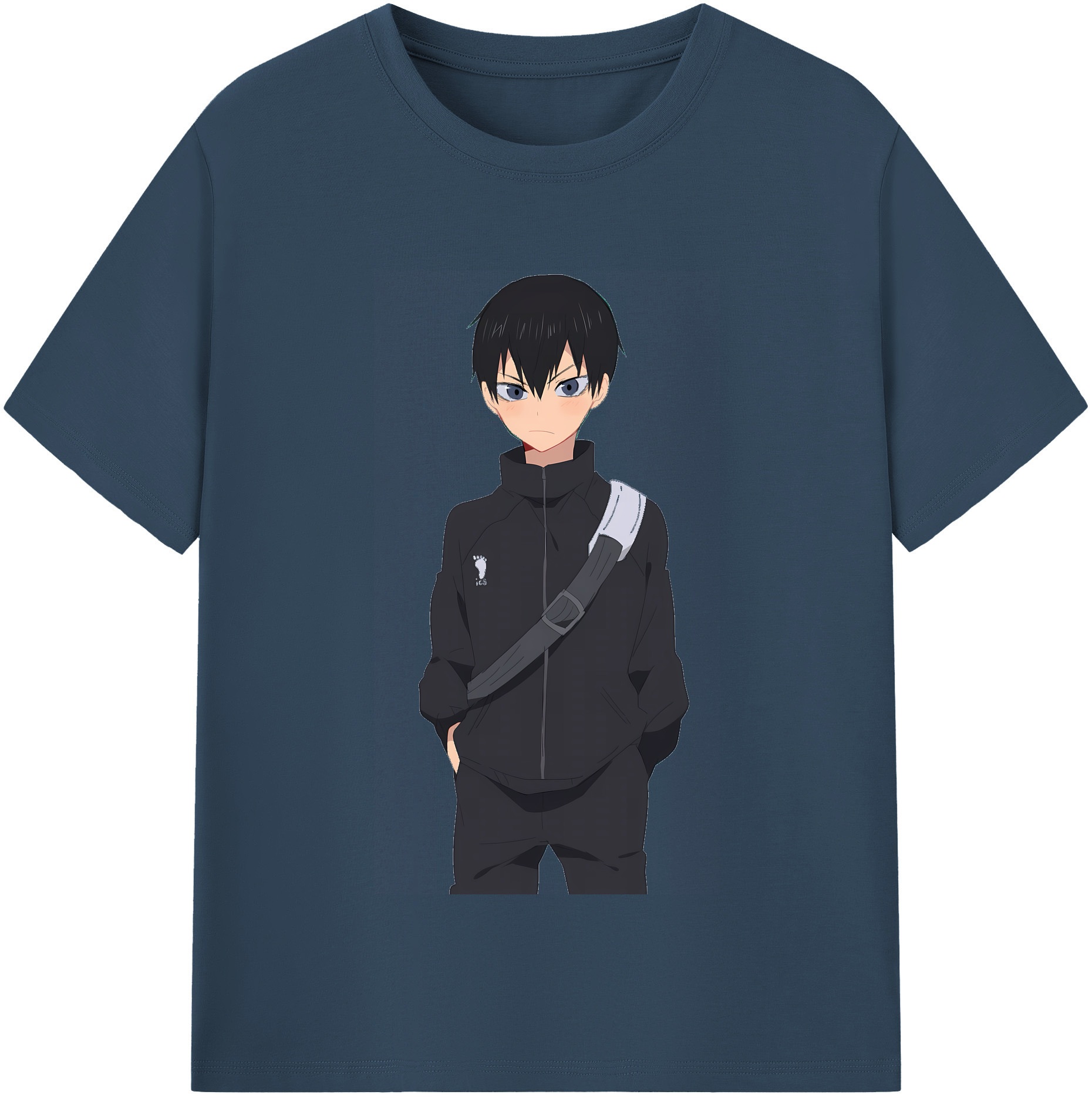 （画像用） ハイキュー!! Haikyu!! レディースカジュアルプリントTシャツ（綿100％）