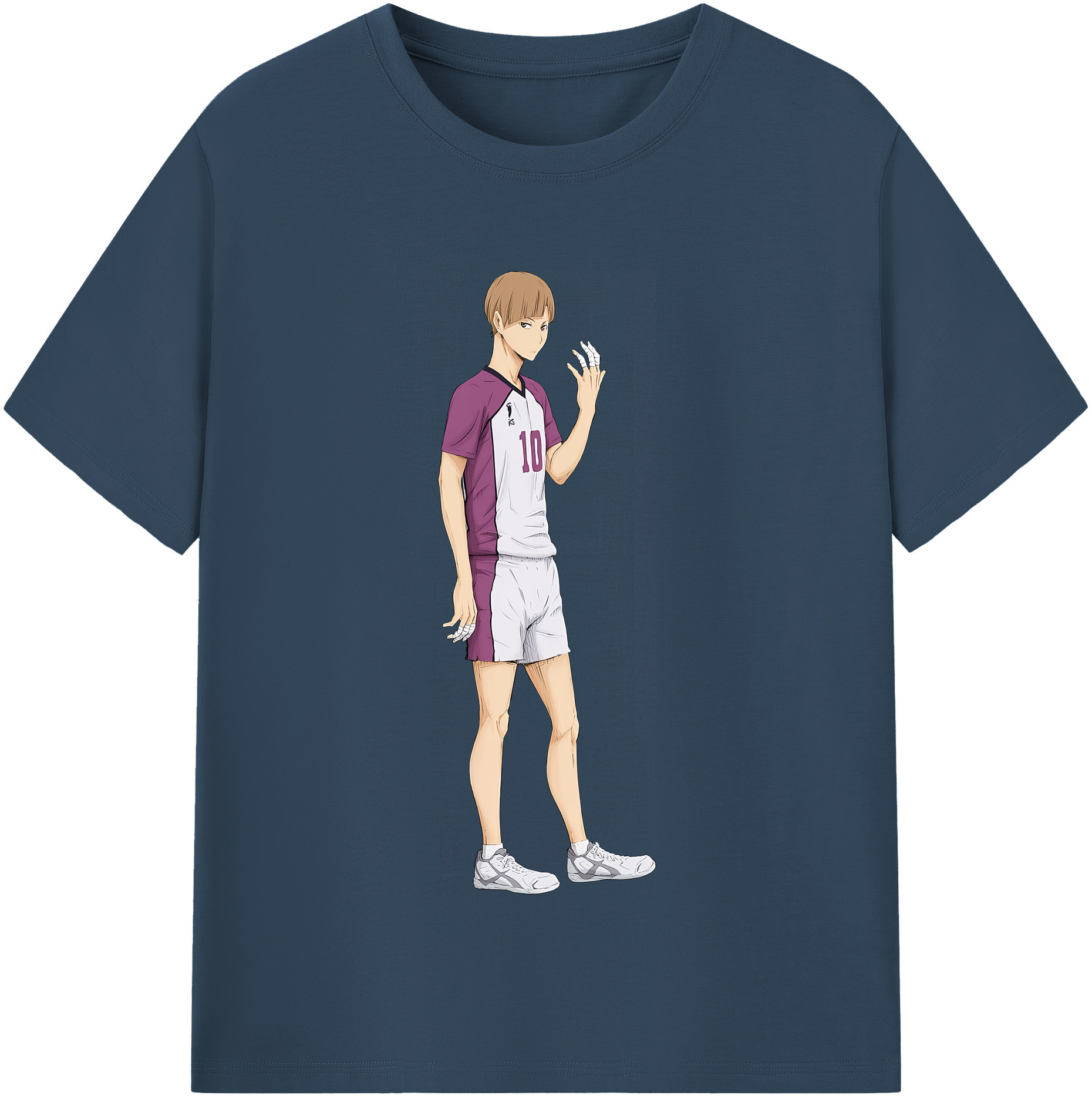 （画像用） ハイキュー!! Haikyu!! レディースカジュアルプリントTシャツ（綿100％）