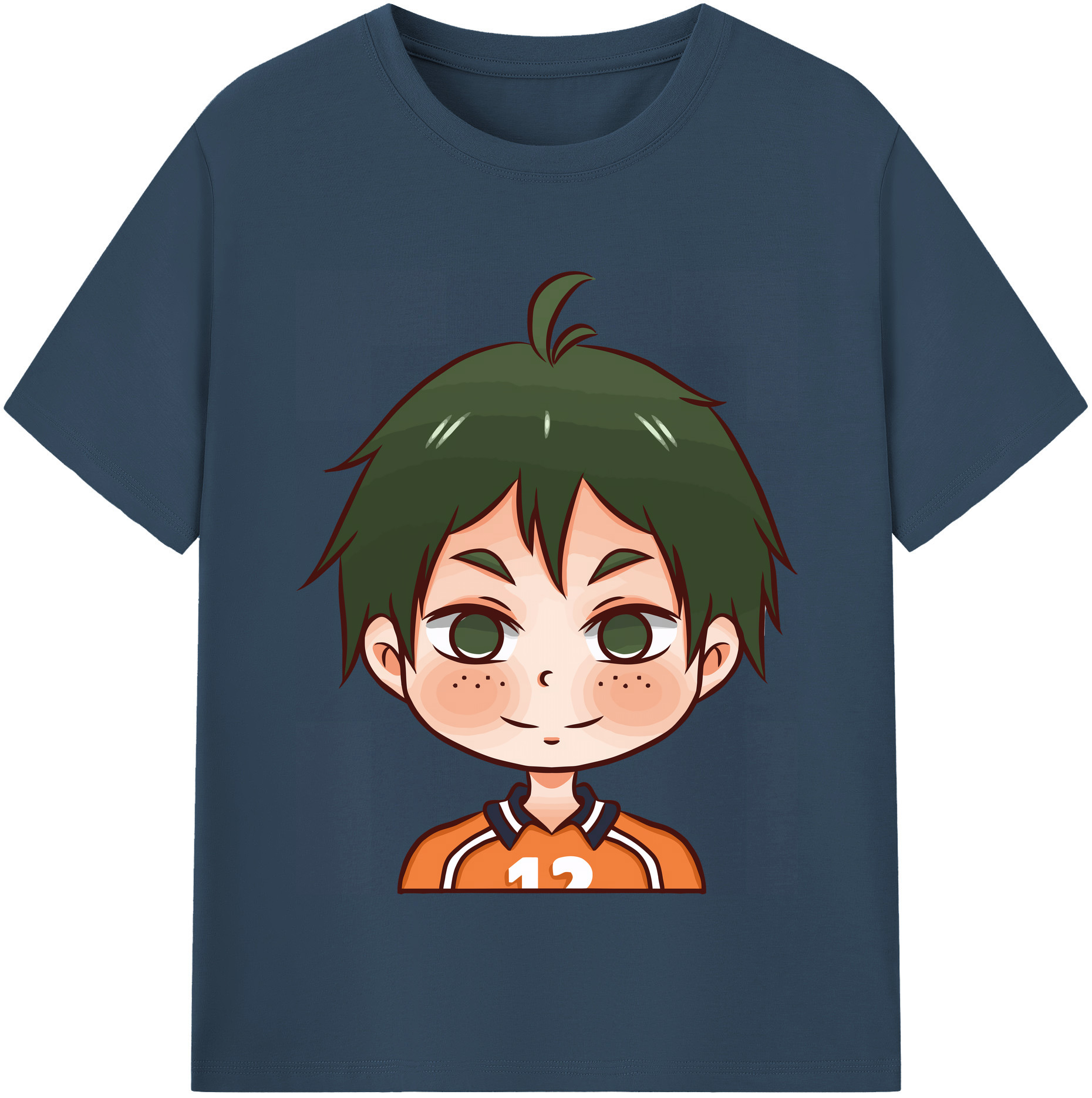 （画像用） ハイキュー!! Haikyu!! レディースカジュアルプリントTシャツ（綿100％）