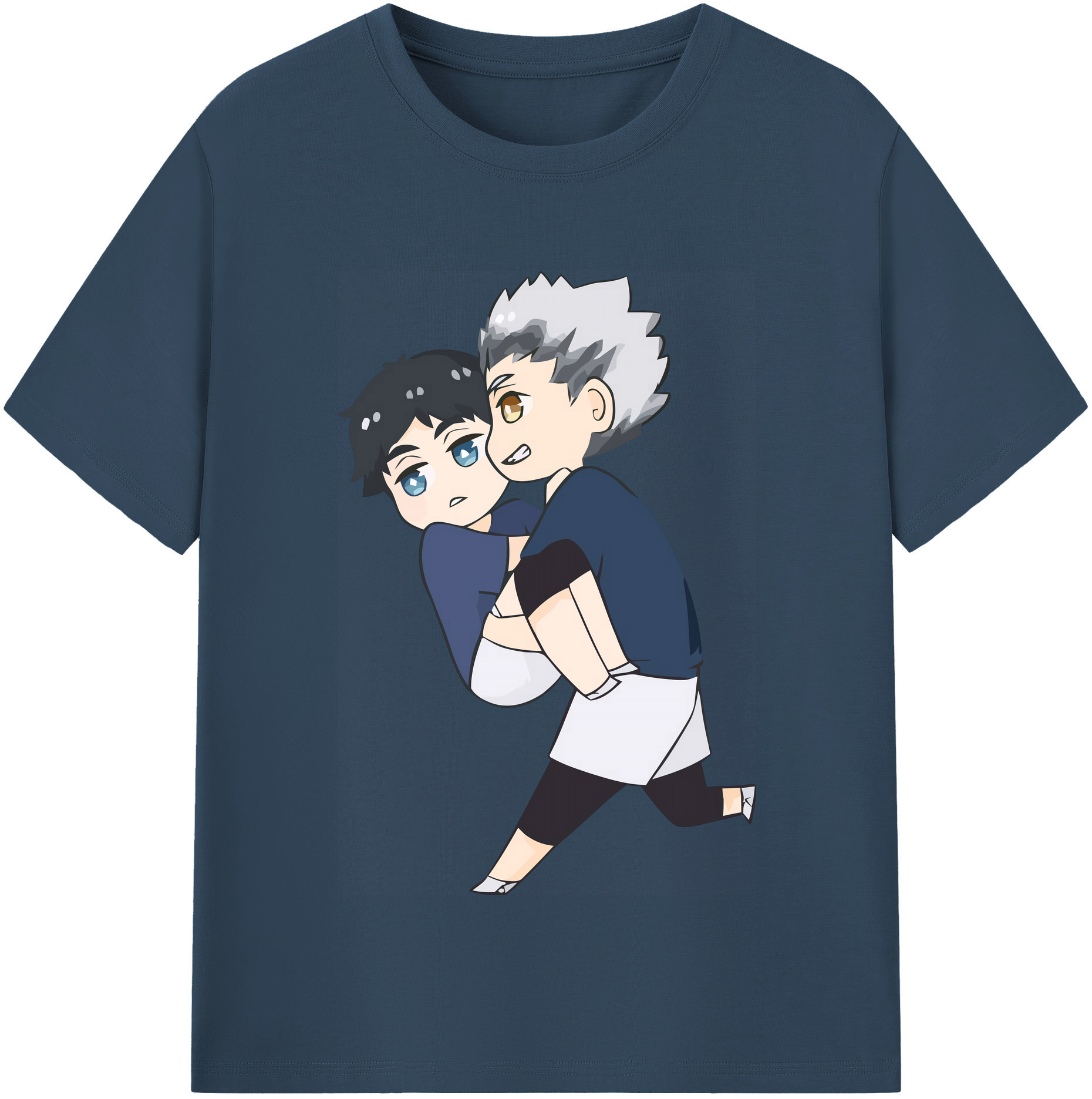 （画像用） ハイキュー!! Haikyu!! レディースカジュアルプリントTシャツ（綿100％）