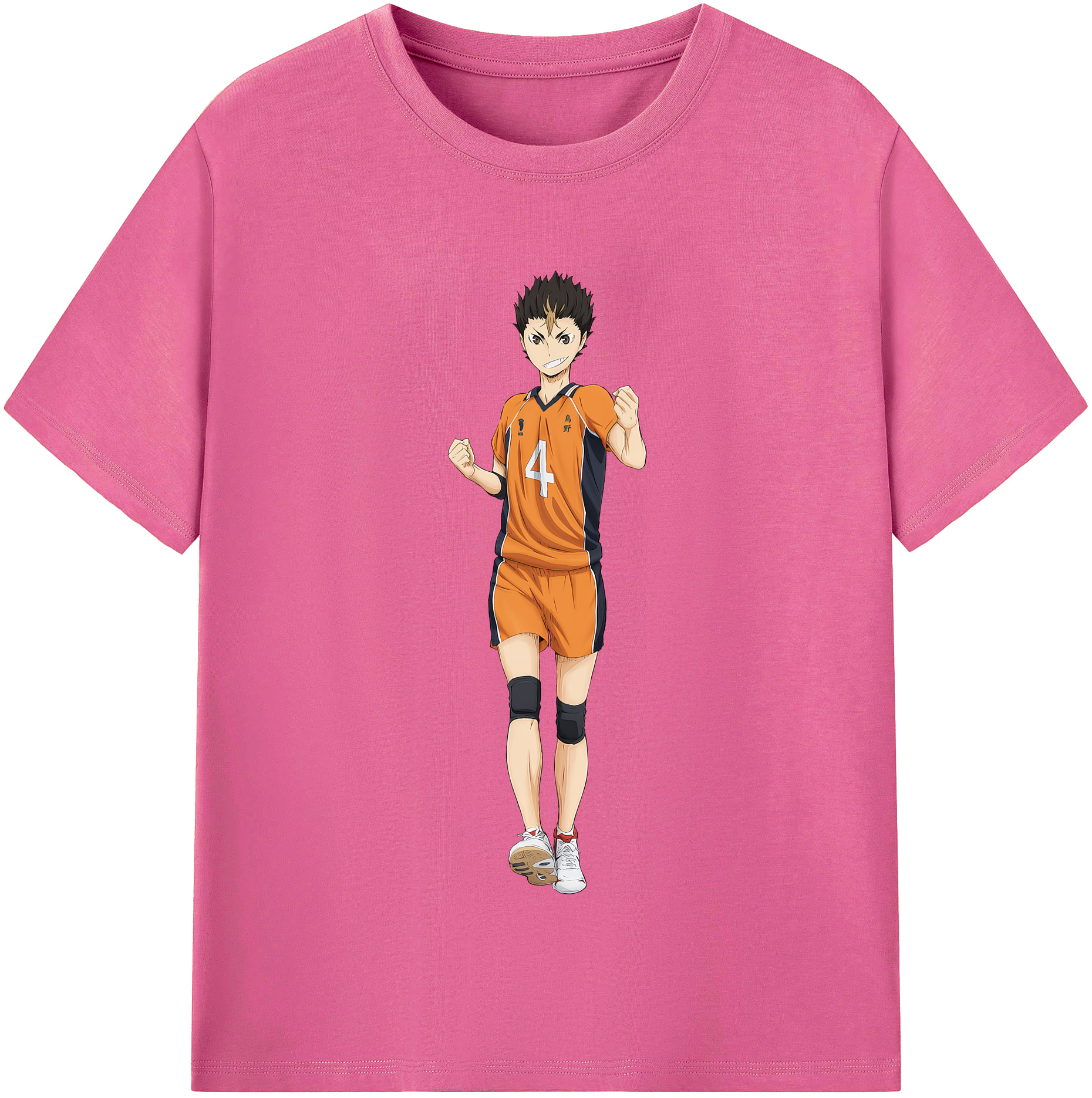 （画像用） ハイキュー!! Haikyu!! レディースカジュアルプリントTシャツ（綿100％）