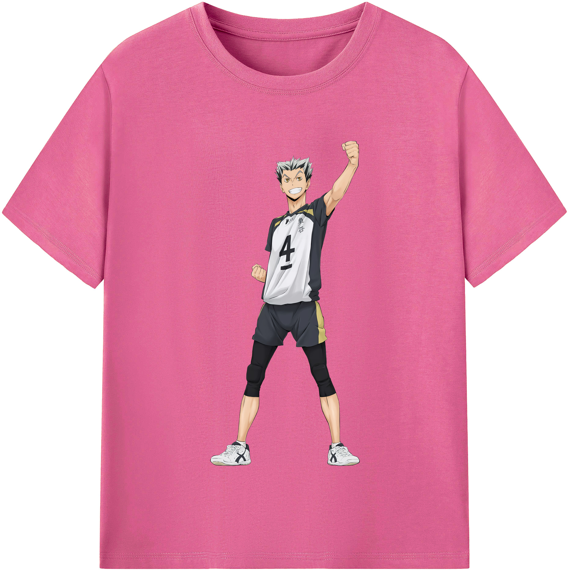（画像用） ハイキュー!! Haikyu!! レディースカジュアルプリントTシャツ（綿100％）