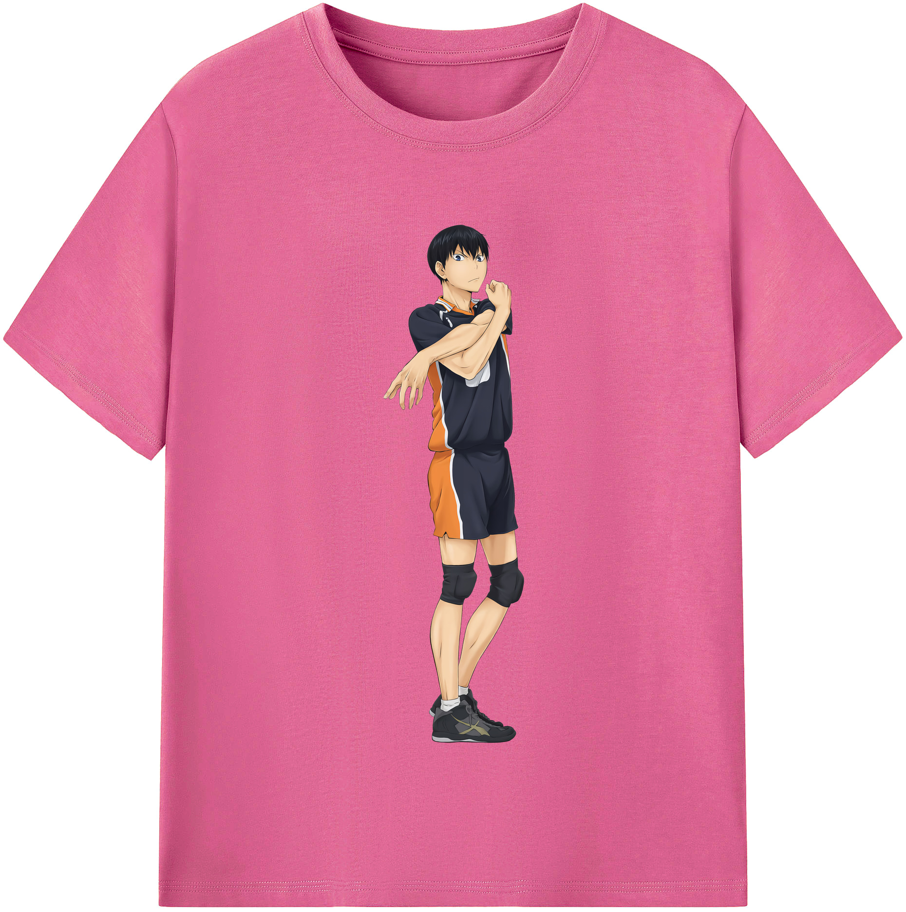 （画像用） ハイキュー!! Haikyu!! レディースカジュアルプリントTシャツ（綿100％）