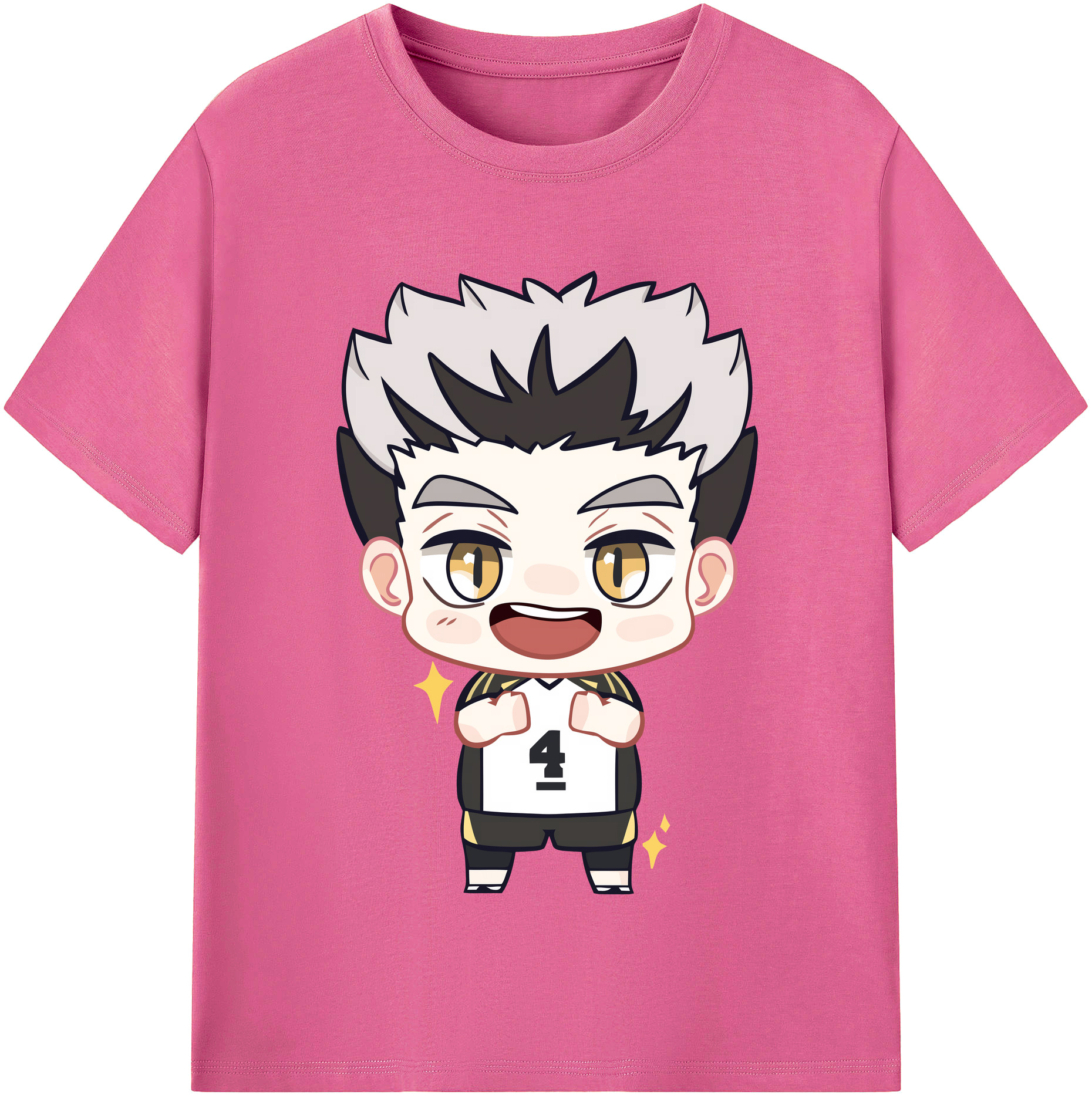 （画像用） ハイキュー!! Haikyu!! レディースカジュアルプリントTシャツ（綿100％）