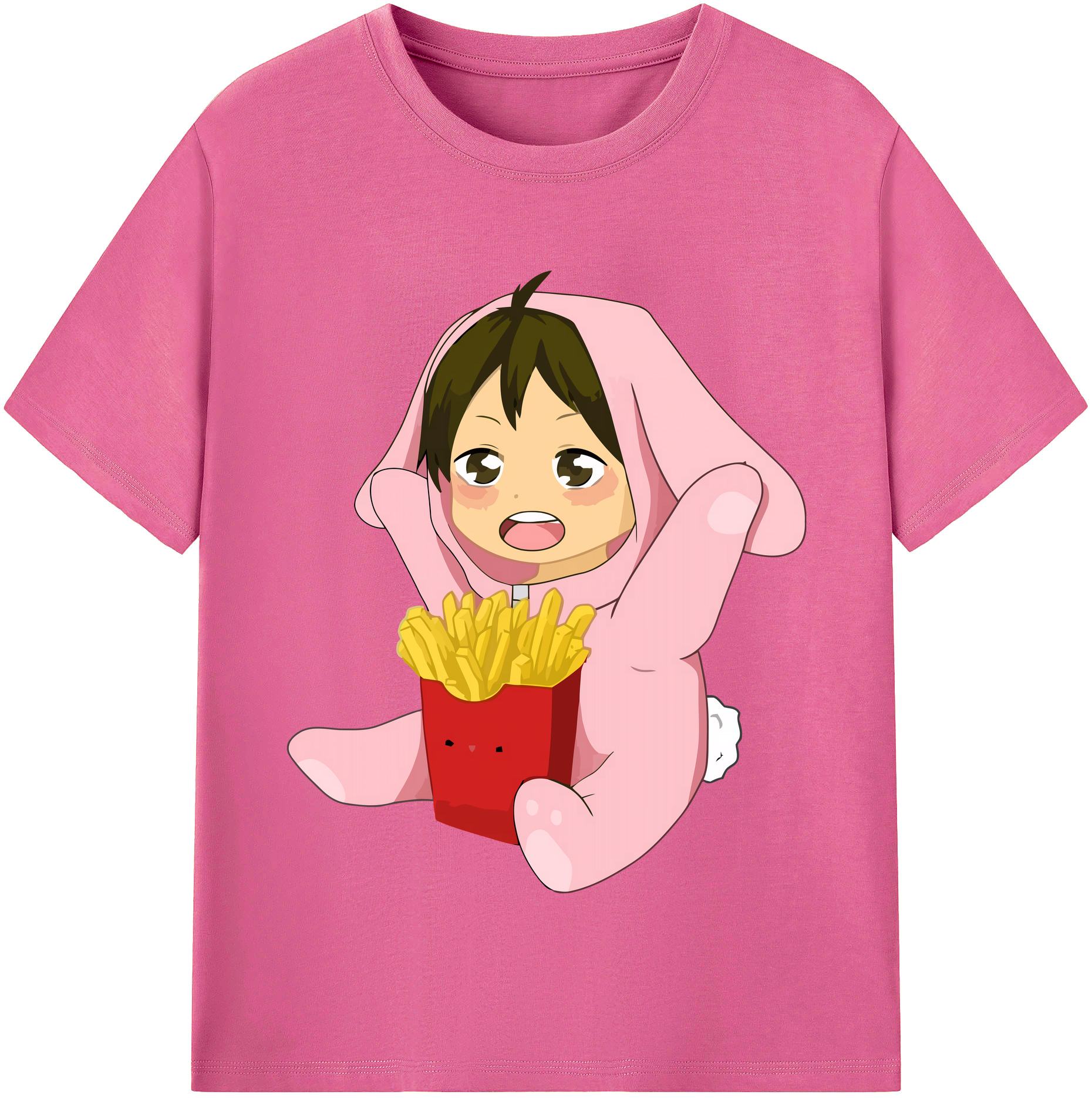 （画像用） ハイキュー!! Haikyu!! レディースカジュアルプリントTシャツ（綿100％）