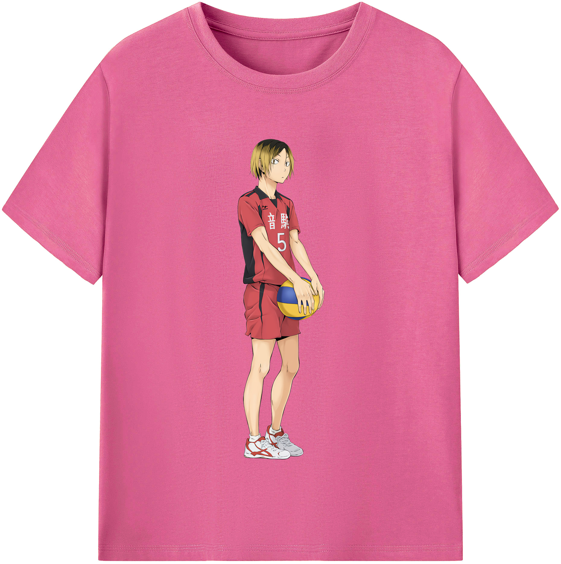 （画像用） ハイキュー!! Haikyu!! レディースカジュアルプリントTシャツ（綿100％）