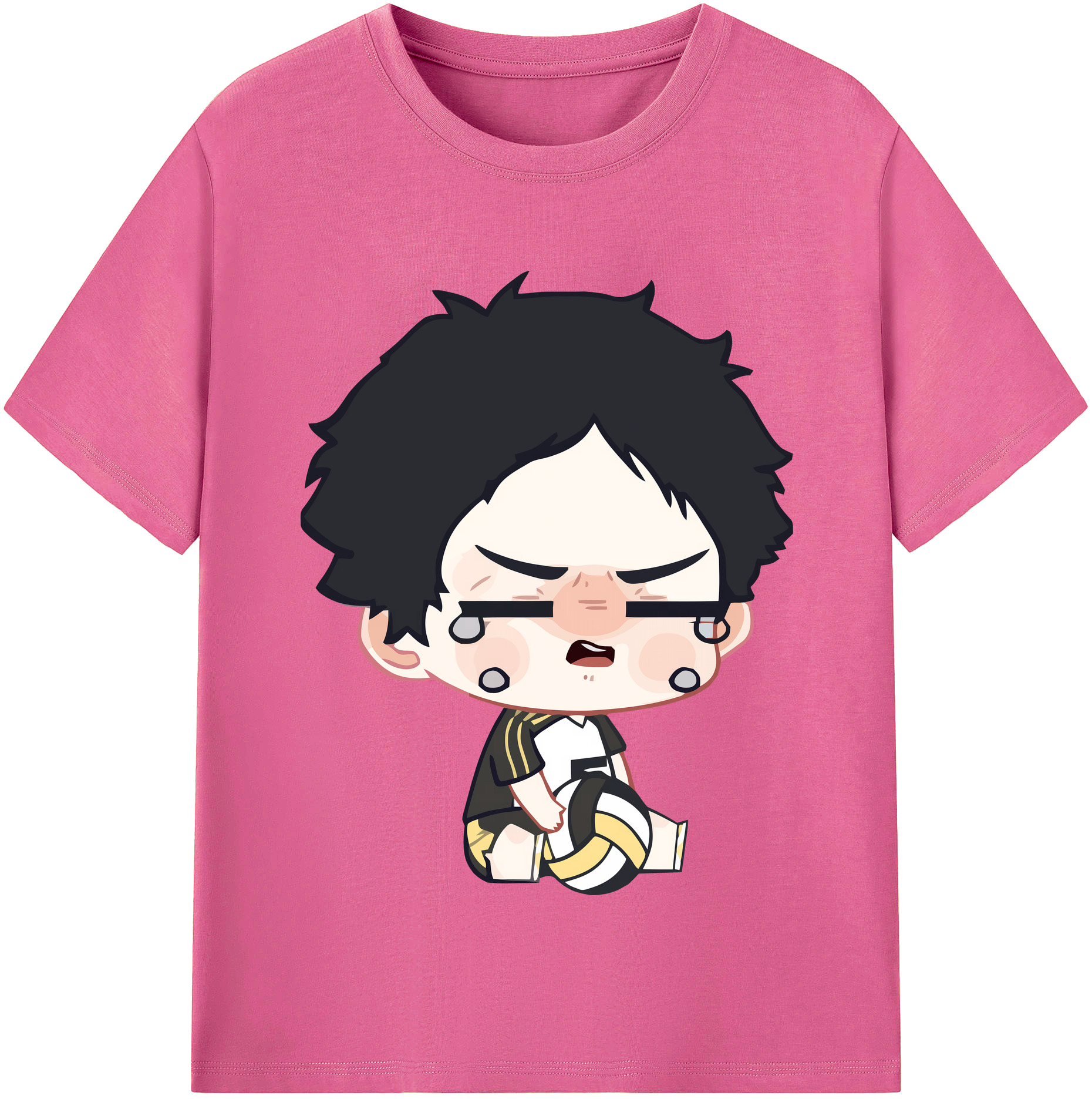 （画像用） ハイキュー!! Haikyu!! レディースカジュアルプリントTシャツ（綿100％）