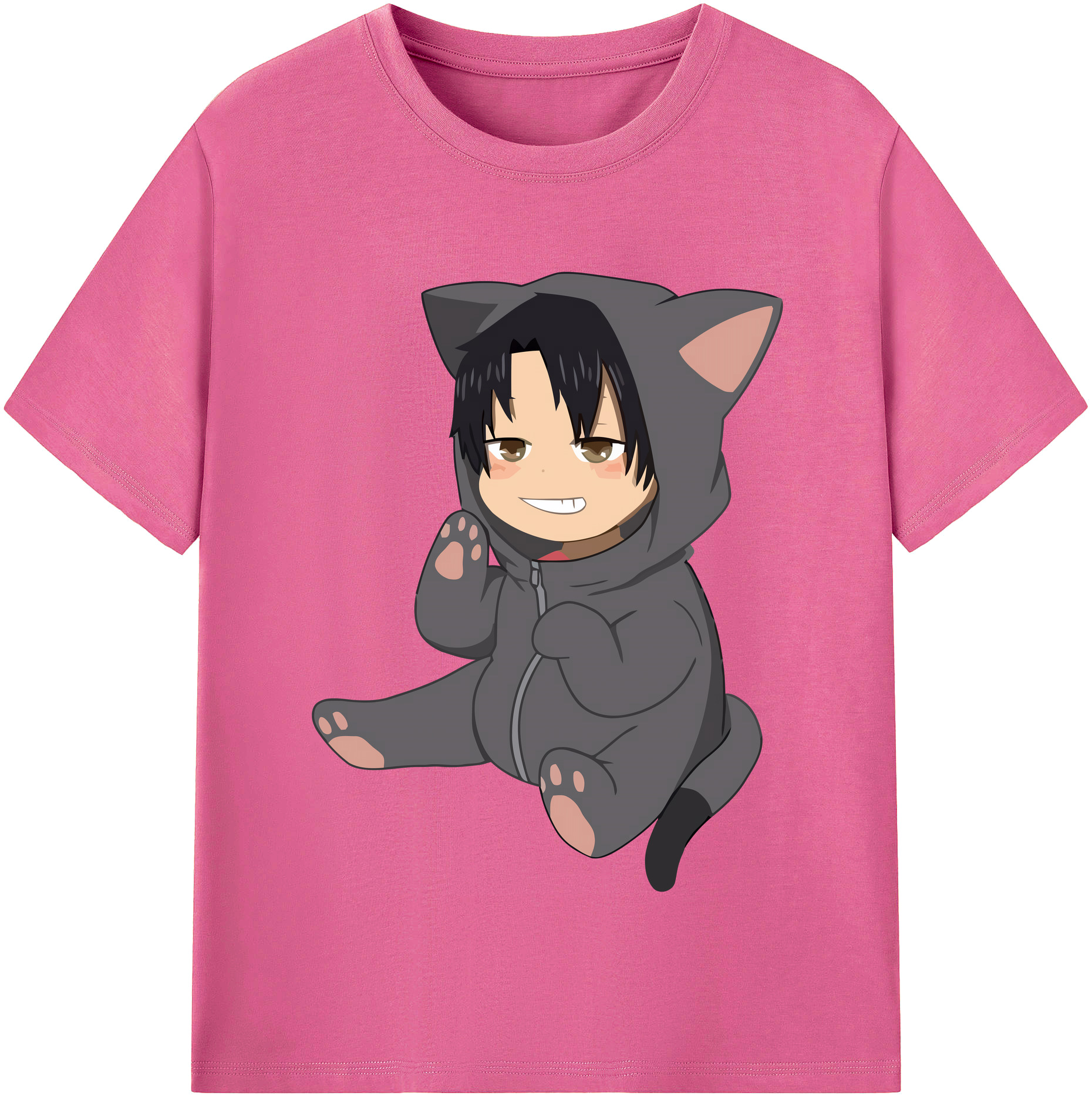 （画像用） ハイキュー!! Haikyu!! レディースカジュアルプリントTシャツ（綿100％）
