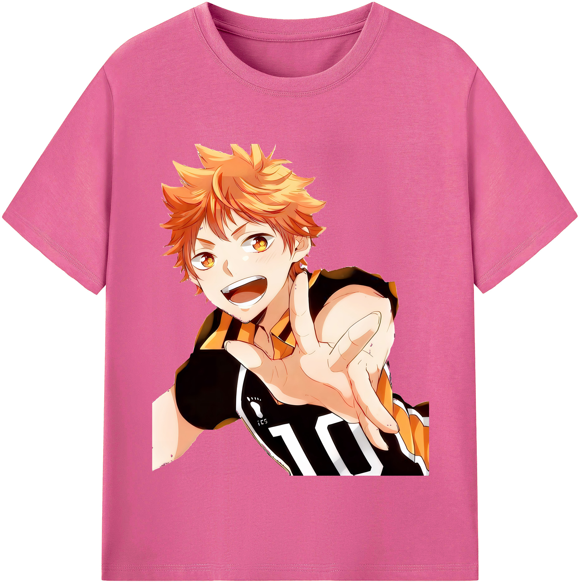 （画像用） ハイキュー!! Haikyu!! レディースカジュアルプリントTシャツ（綿100％）