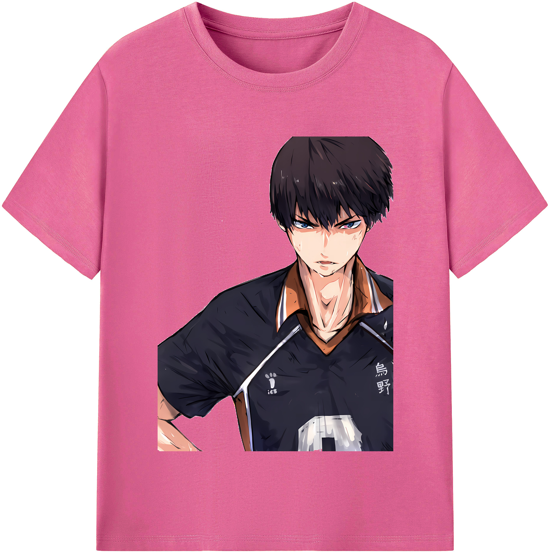 （画像用） ハイキュー!! Haikyu!! レディースカジュアルプリントTシャツ（綿100％）