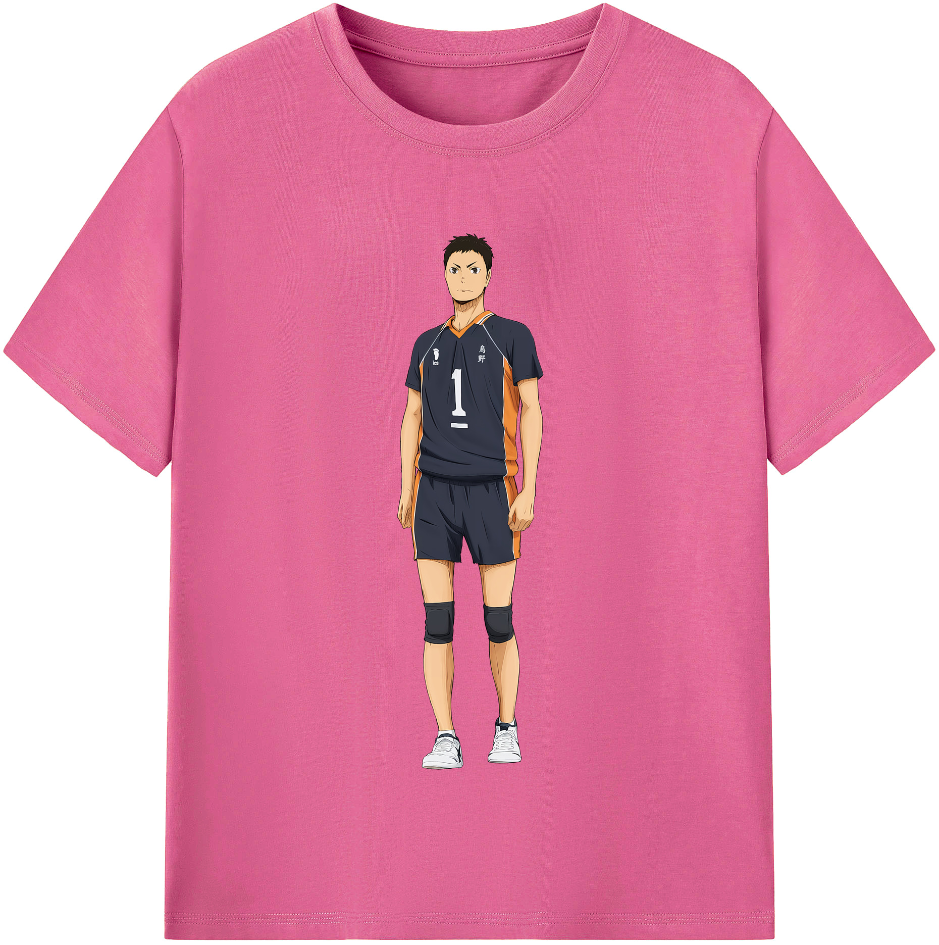 （画像用） ハイキュー!! Haikyu!! レディースカジュアルプリントTシャツ（綿100％）