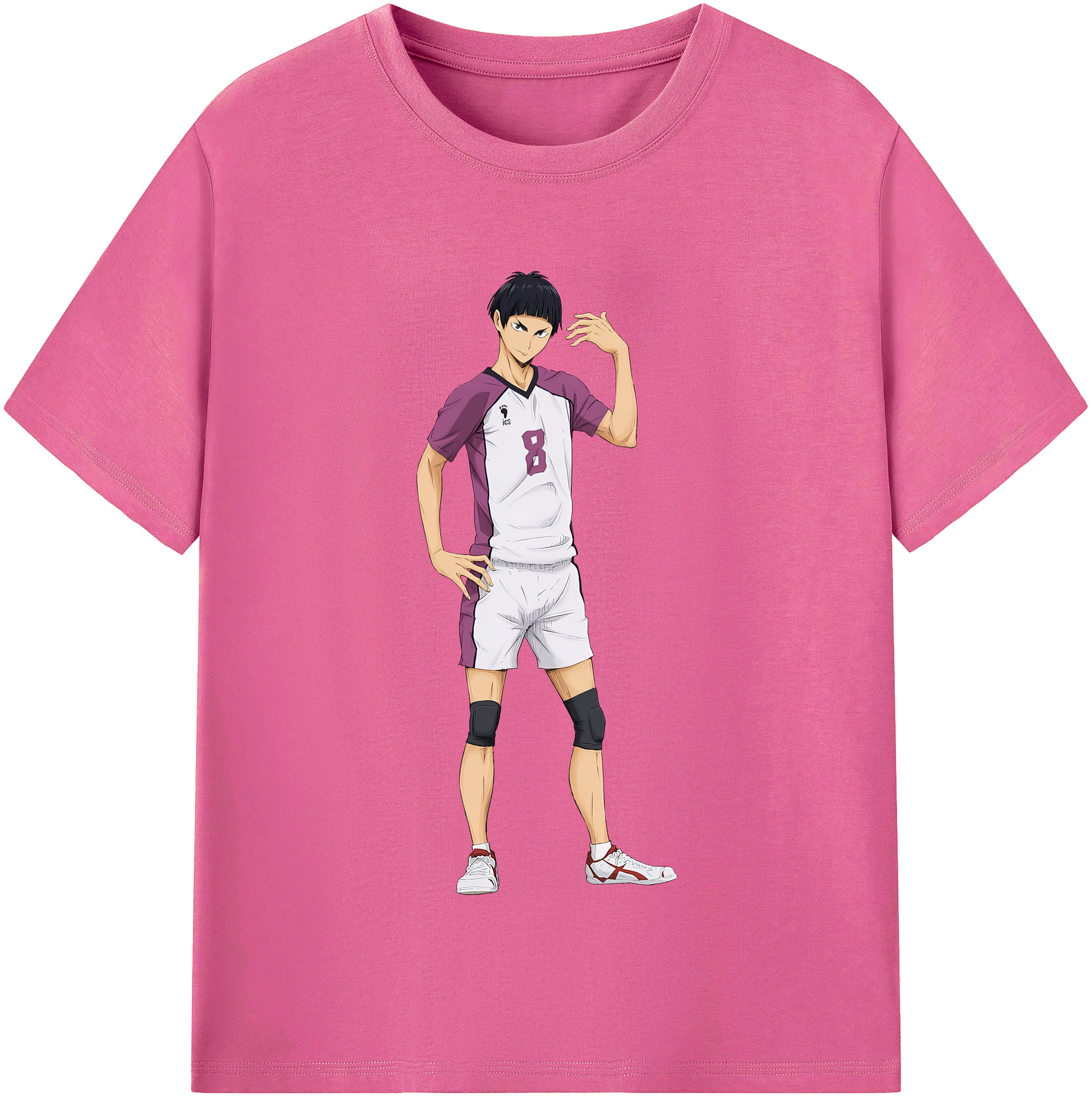 （画像用） ハイキュー!! Haikyu!! レディースカジュアルプリントTシャツ（綿100％）