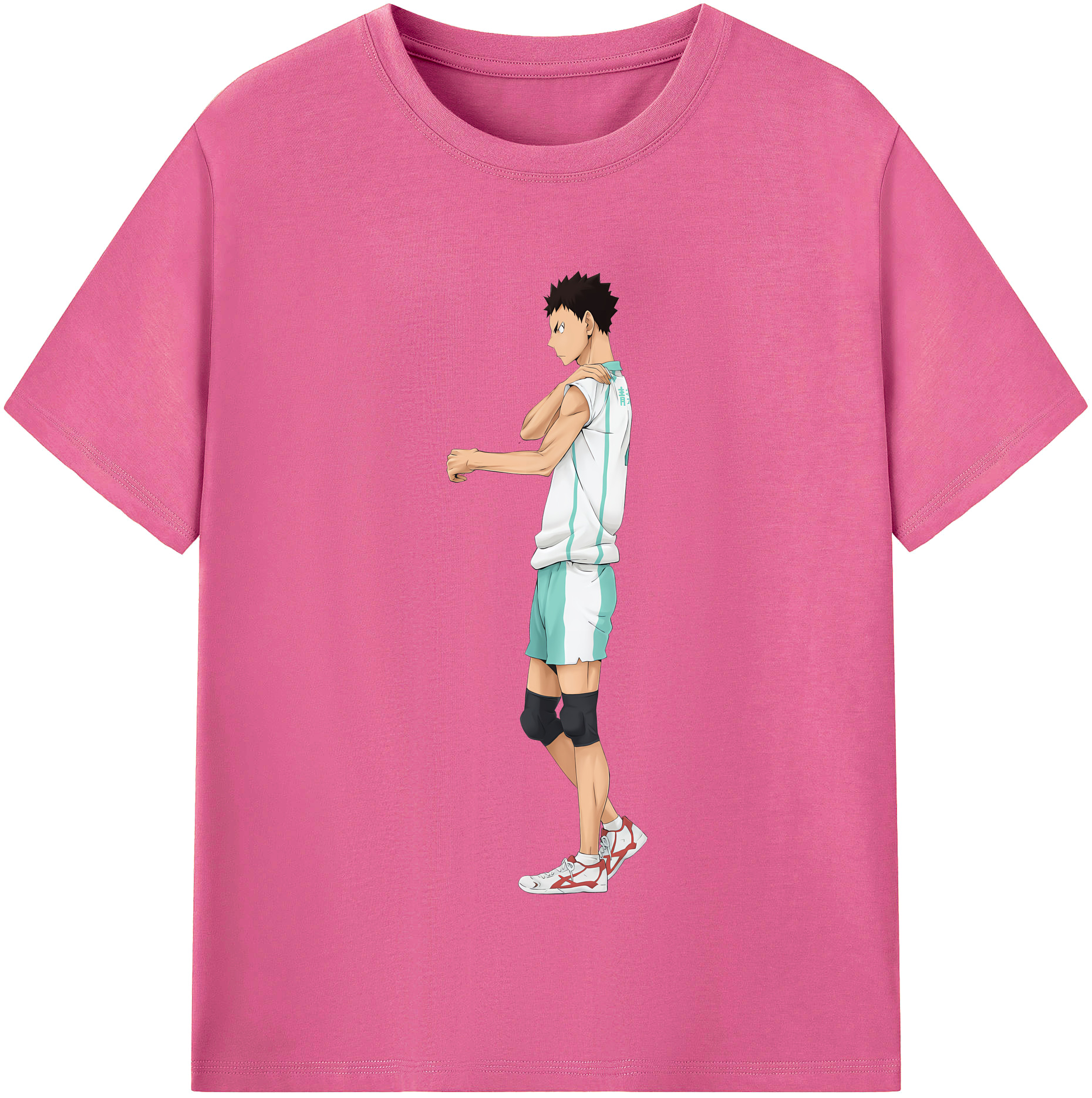 （画像用） ハイキュー!! Haikyu!! レディースカジュアルプリントTシャツ（綿100％）